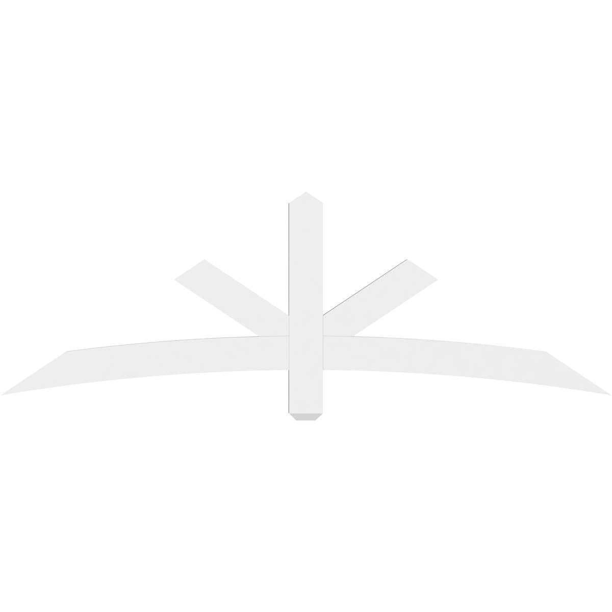 Ekena Millwork GBP072X24X0204ALB00 Exterior-Brackets-Braces - View #2