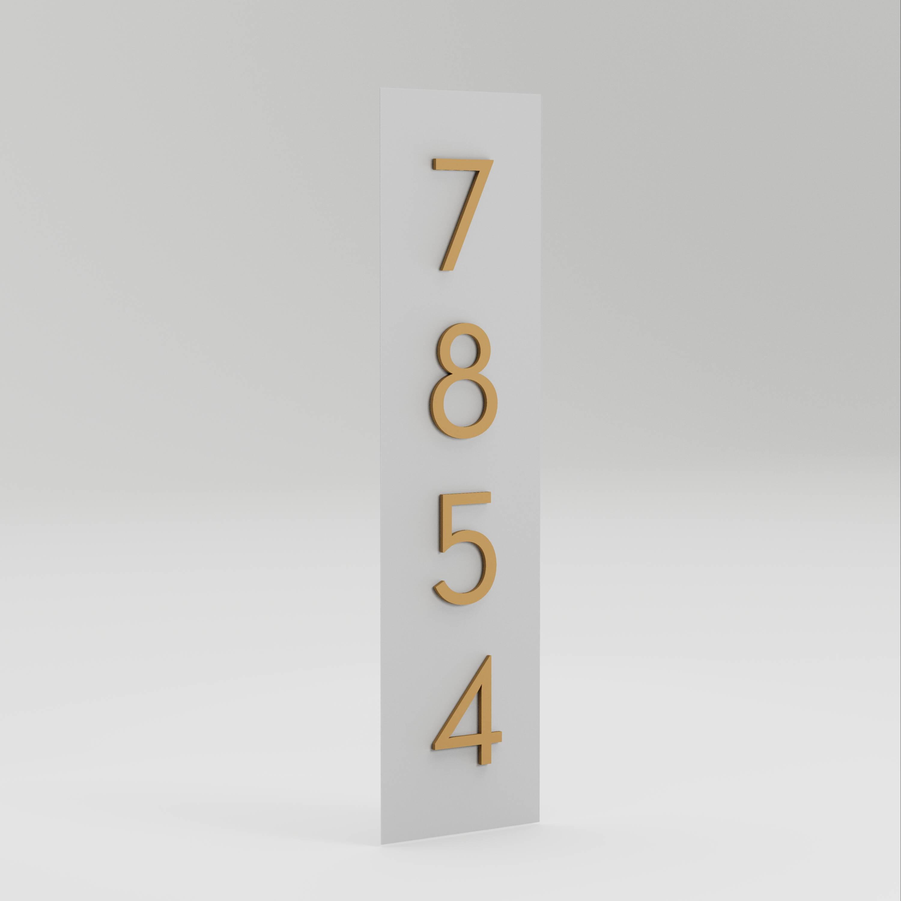 Post & Porch LARGESIMPLY-WHITE Outdoor-Plaques-Holders - View #2