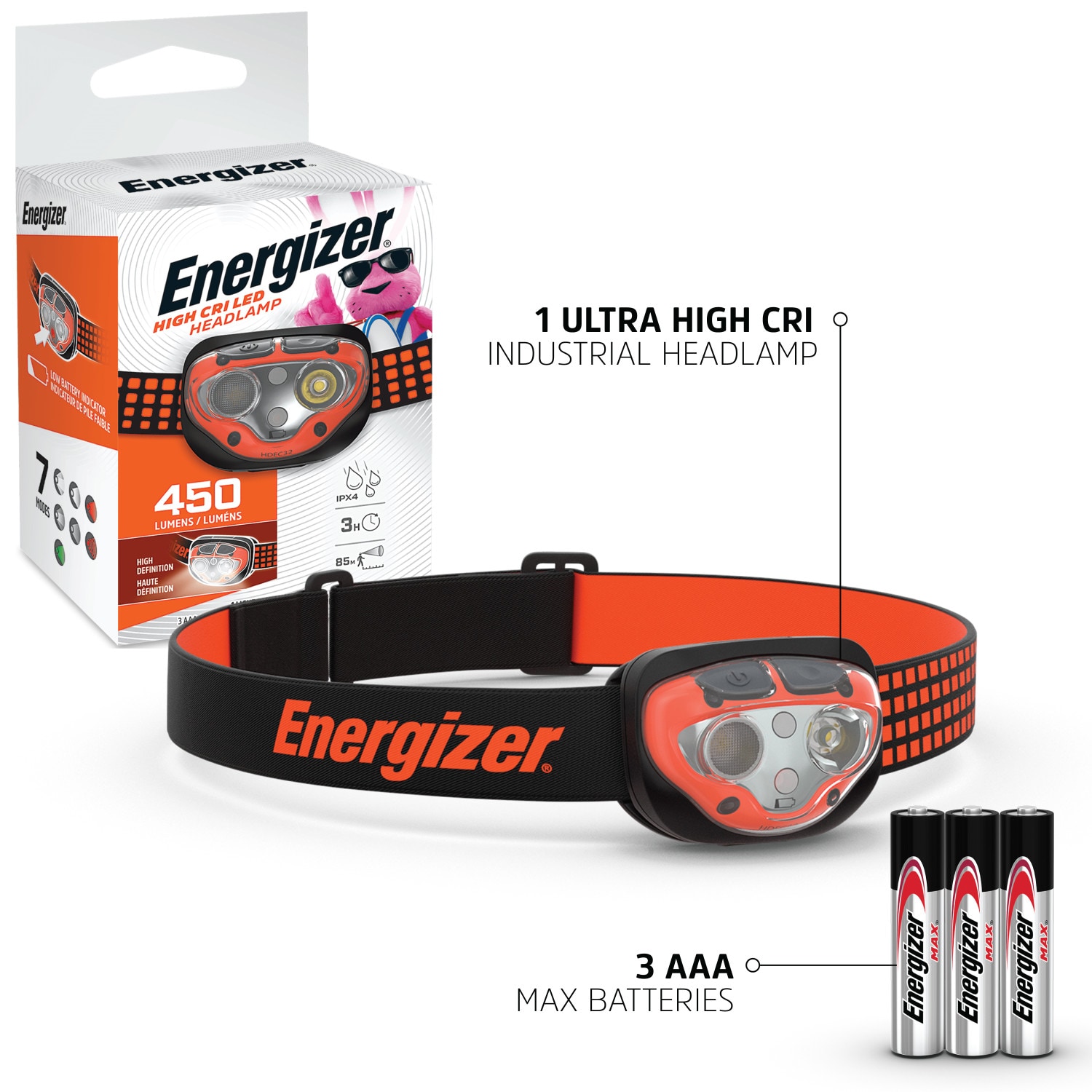 450-Lumen Headlamps at department (Battery Energizer LED Vision the Included) Headlamp in