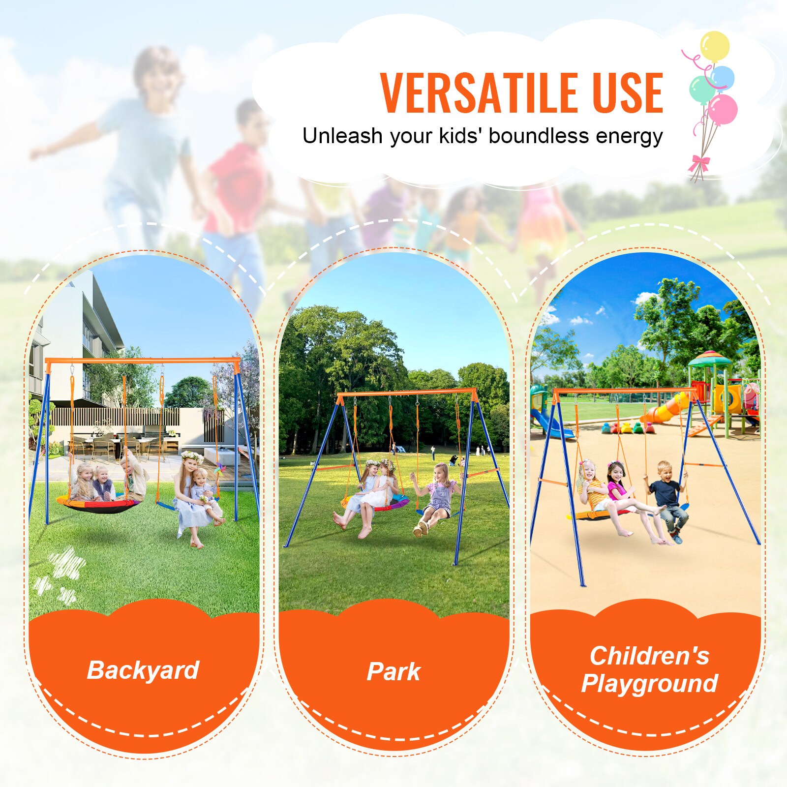 SVOPES SVOPESAXQQTZ207622V0 Playset-Swings - View #7