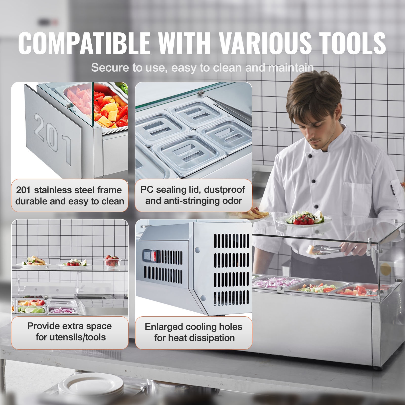SVOPES SCBLZLZDWT5503163V1 Refrig-Prep-Tables - View #6