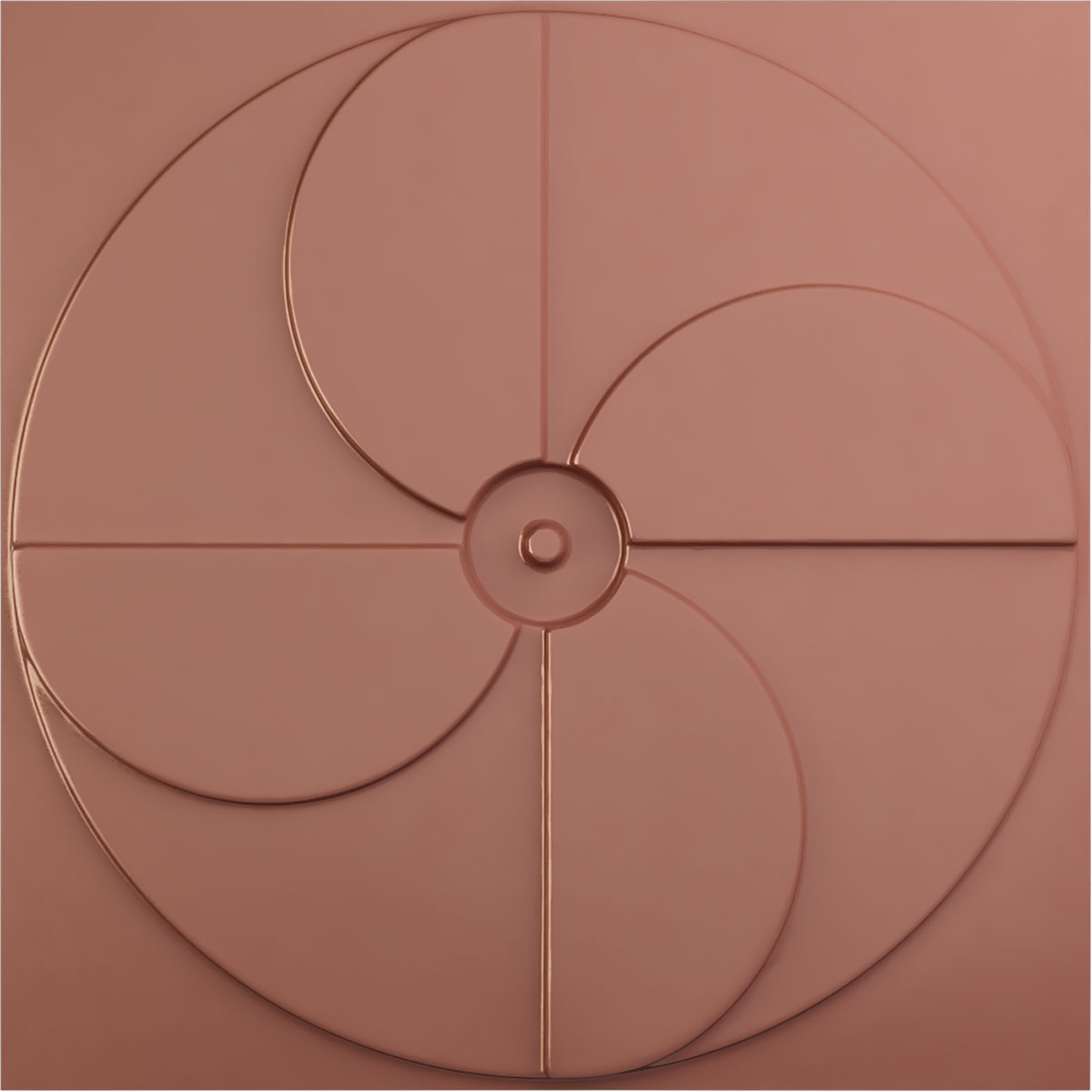 Ekena Millwork WP20X20WIFCP-CASE-12 19-5/8-in x 19-5/8-in Embossed Paintable/Stainable Pink PVC Wall Panel ( 12 -Pack, Covers