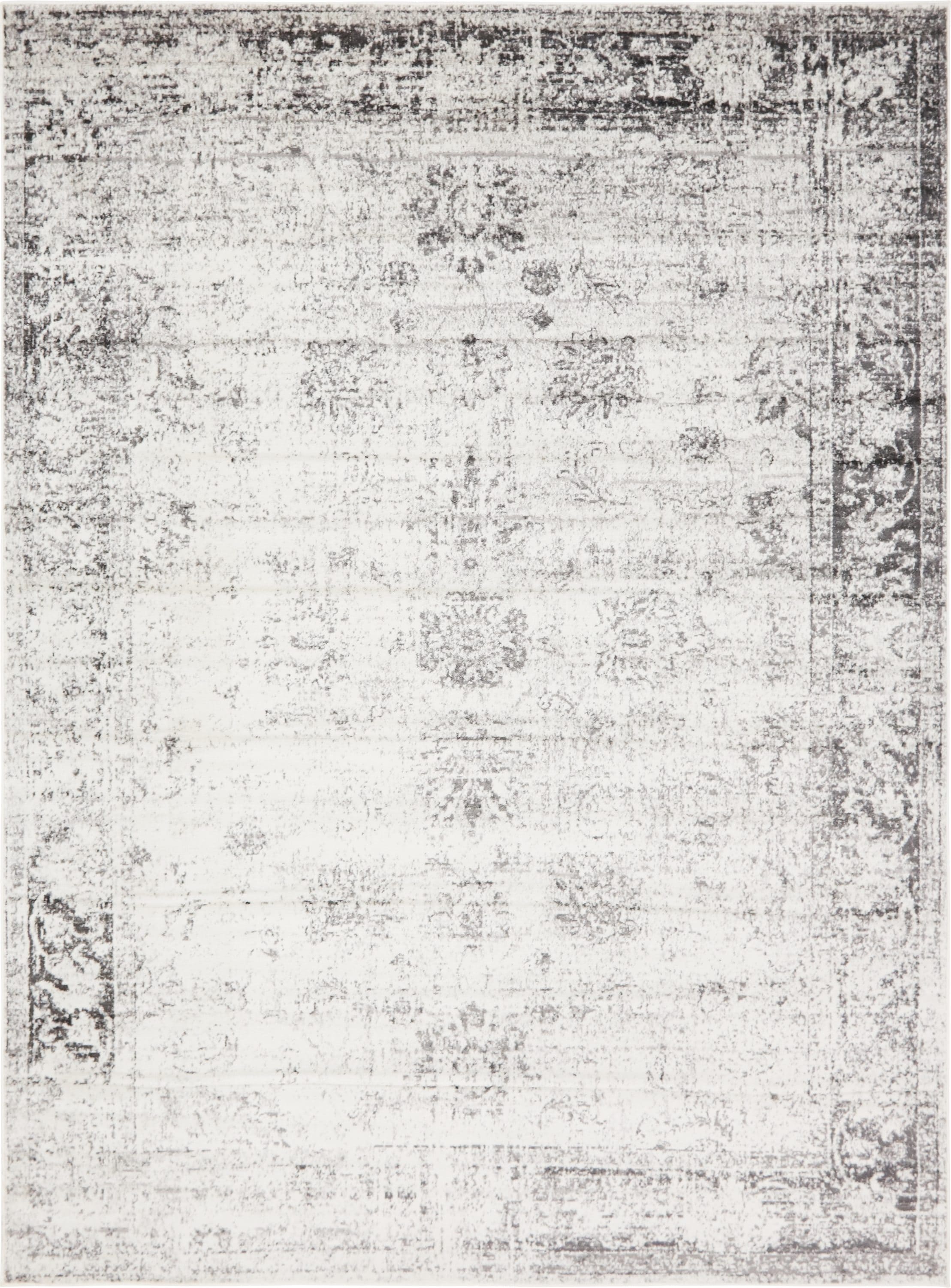 Sofia Collection Reversible Gray Indoor Area Rug