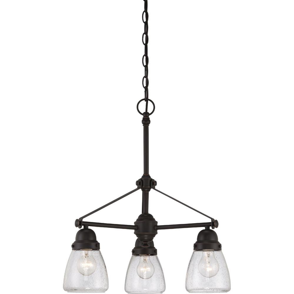 1-Light Sudbury Bronze Traditional Dry Rated Chandelier at Lowes.com