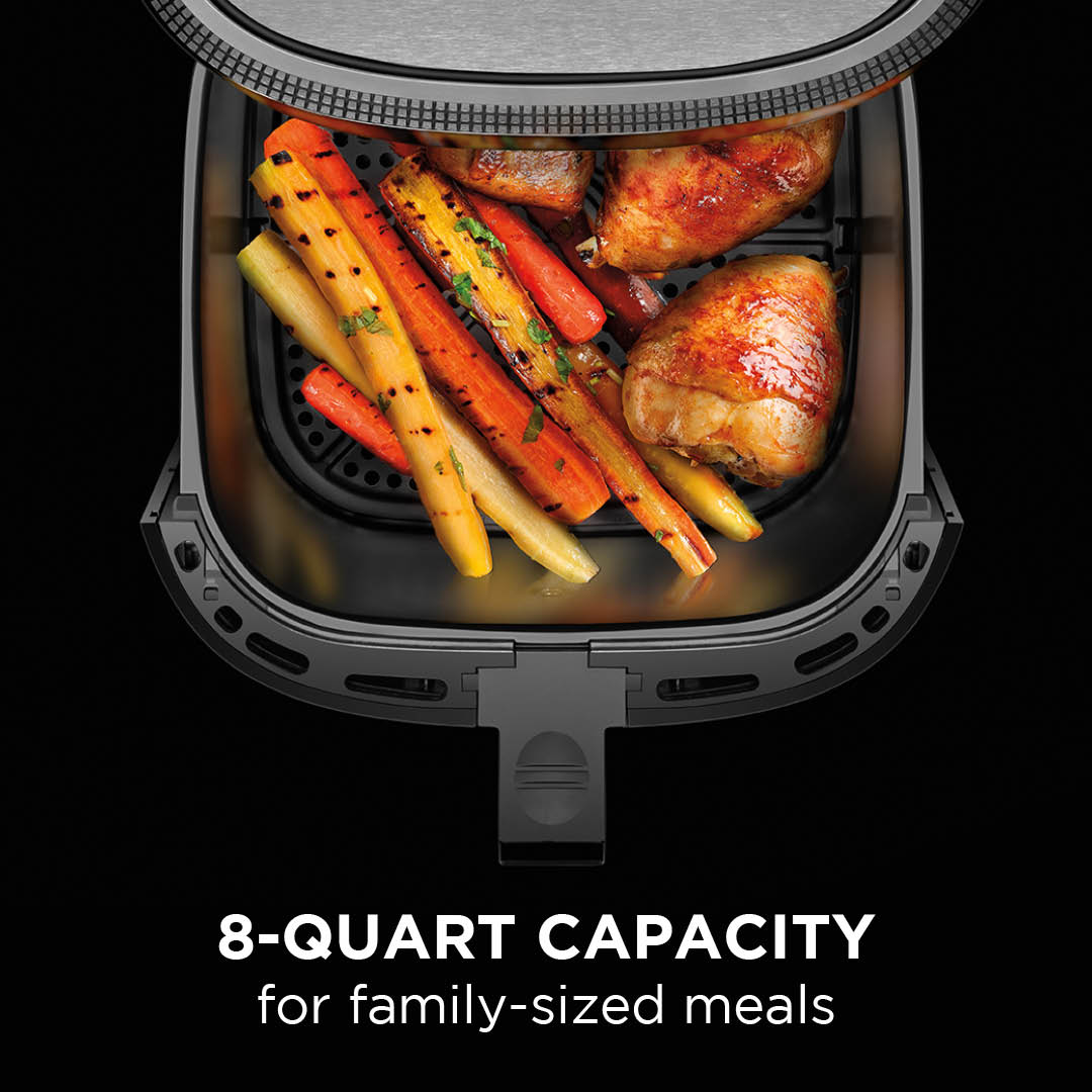 Large Air Fryer 8 Quart with Viewing Window, Big Capacity Family Size –  MARNUR