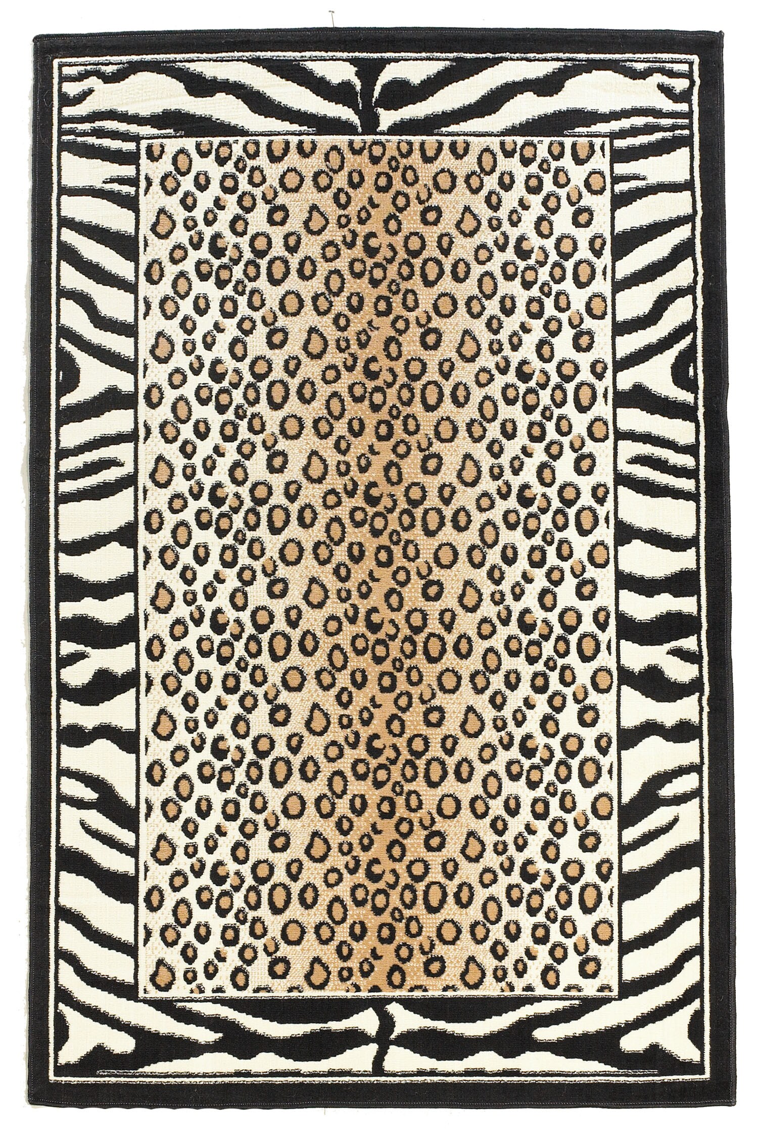 Linon RUG-BC4857 Capri 5 x 7 Multiple colors Indoor Animal Print Area Rug