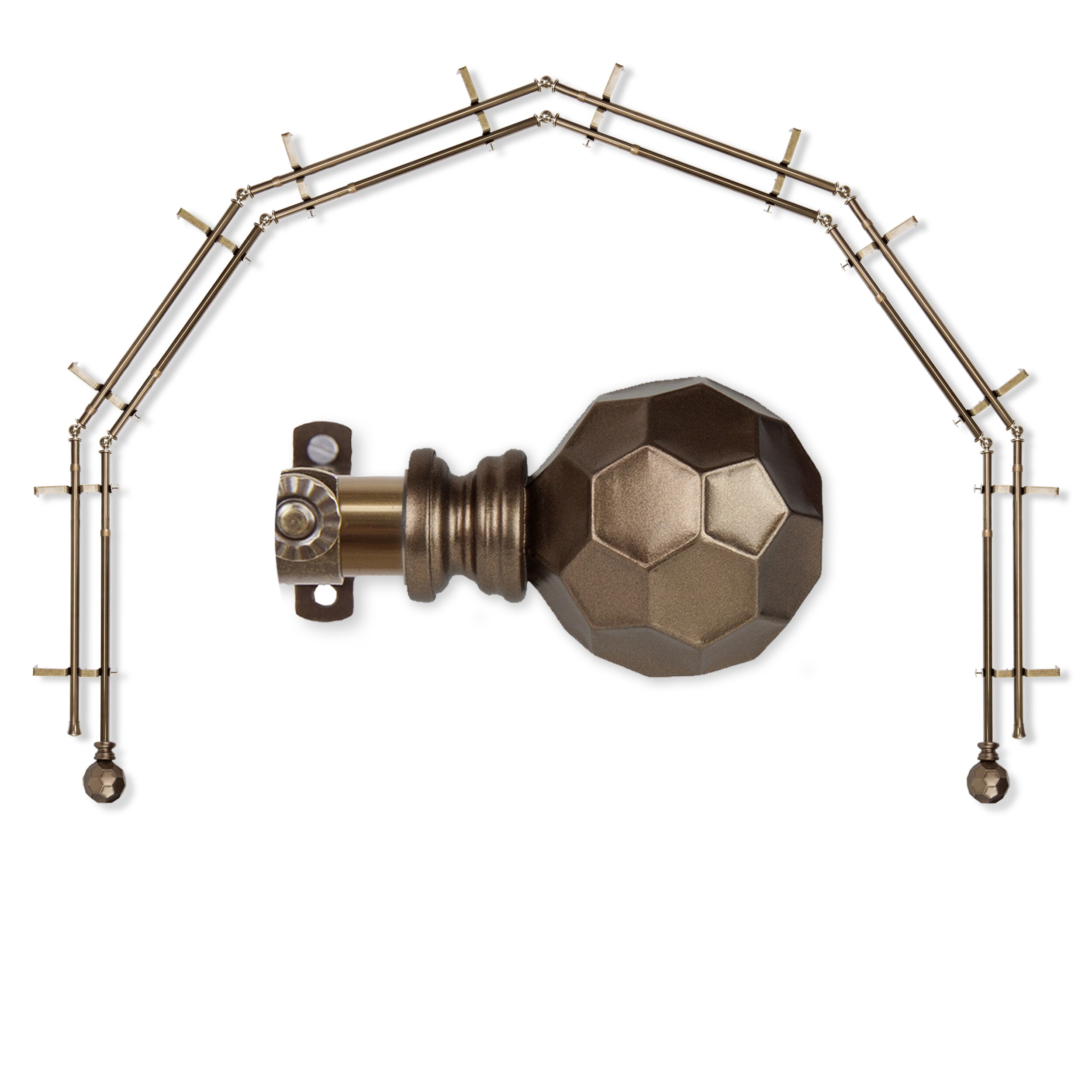Hart & Harlow L-6BAY-90-4D Curtain-Rods - View #2