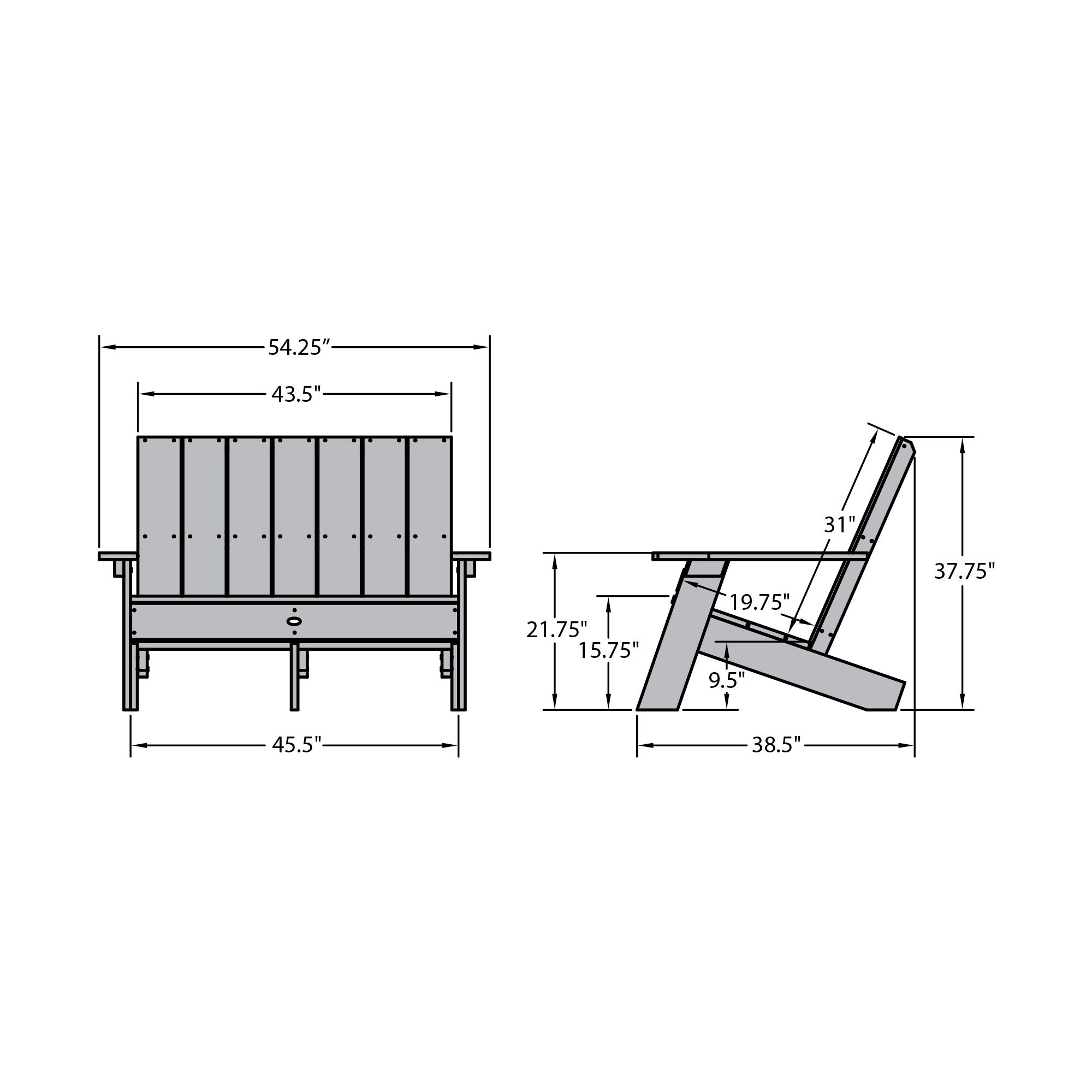 highwood AD-CHRAD02-WHE Patio-Chairs - View #9