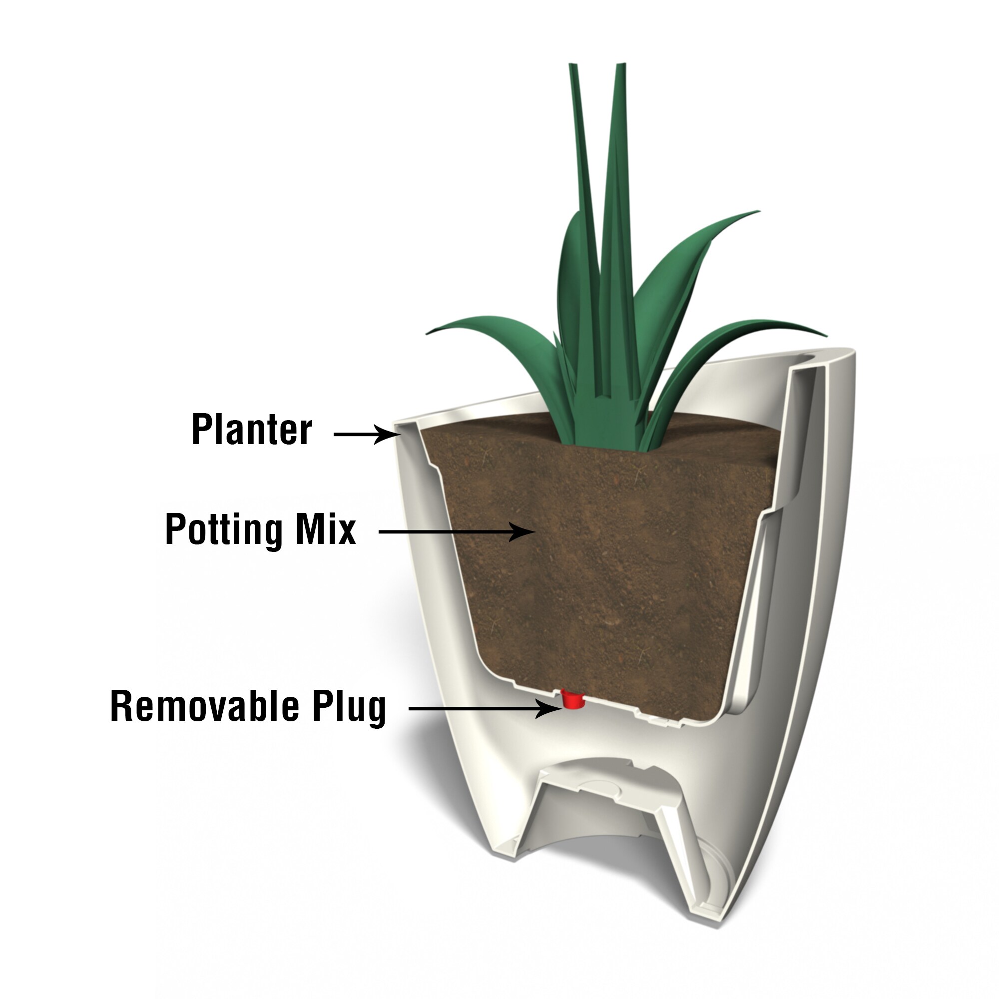 Mayne 8884-NB Planter-Window-Box - View #4
