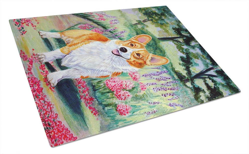 Caroline's Treasures 7077LCB 11.25-in L x 15.75-in W Glass Cutting Board