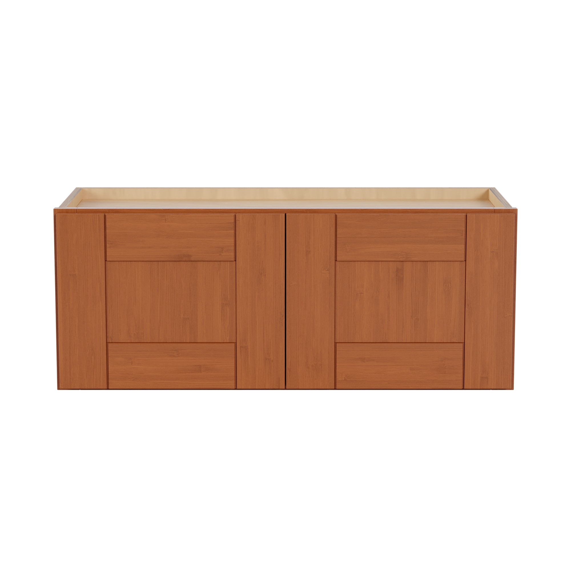 Arcade Green 101W3012 30-in W x 12-in H x 12-in D Bamboo Bamboo Wall Fully assembled Plywood Cabinet (Recessed Panel Shaker)