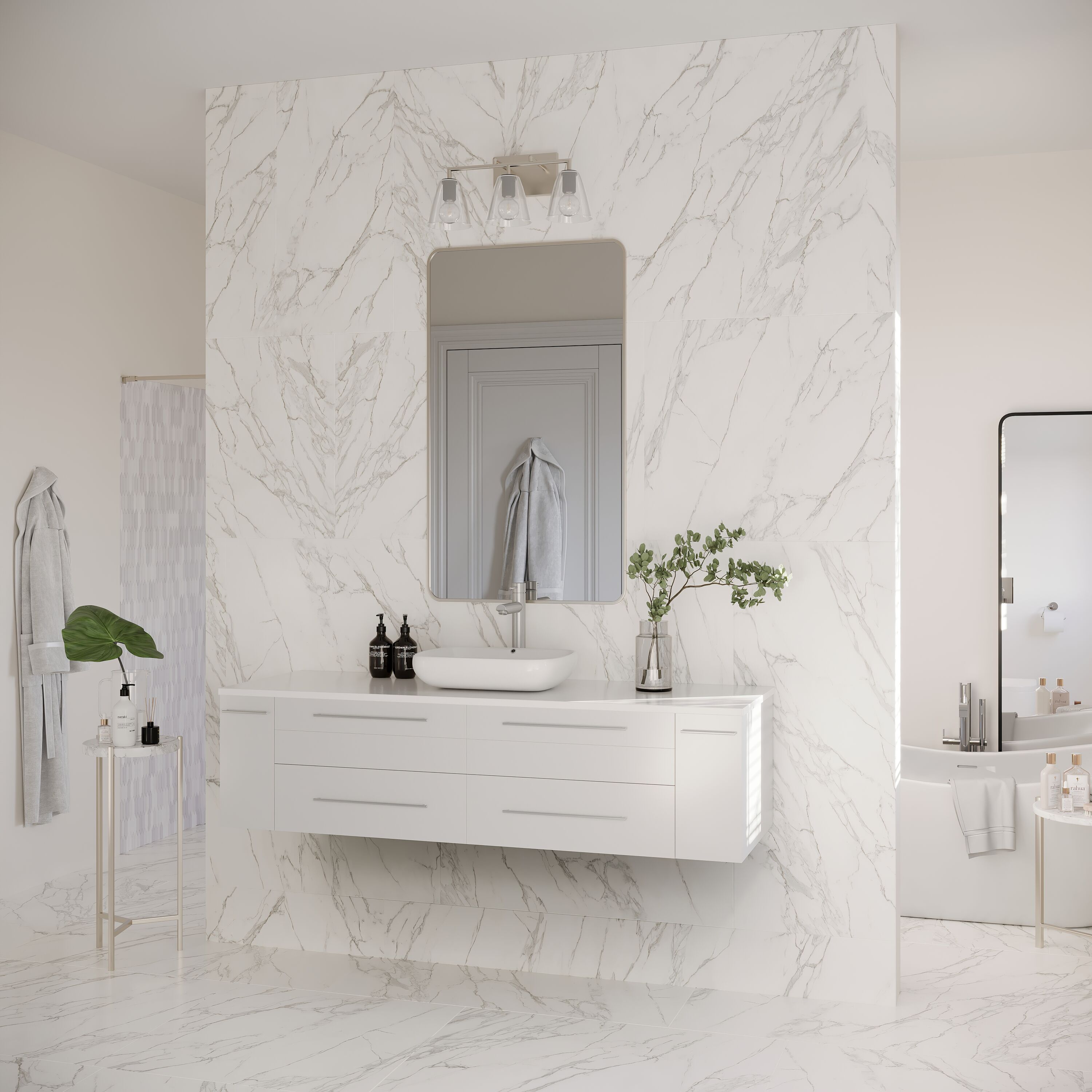 Fresca FCB6160WH-VSL-CWH-V Bath-Vanity-Combo - View #4