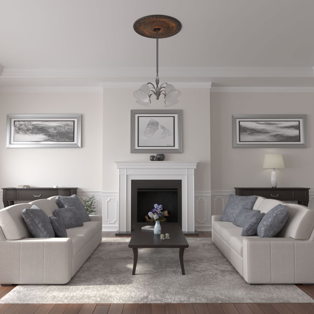 Ekena Millwork CM36GLRUS Ceiling-Medallions - View #4