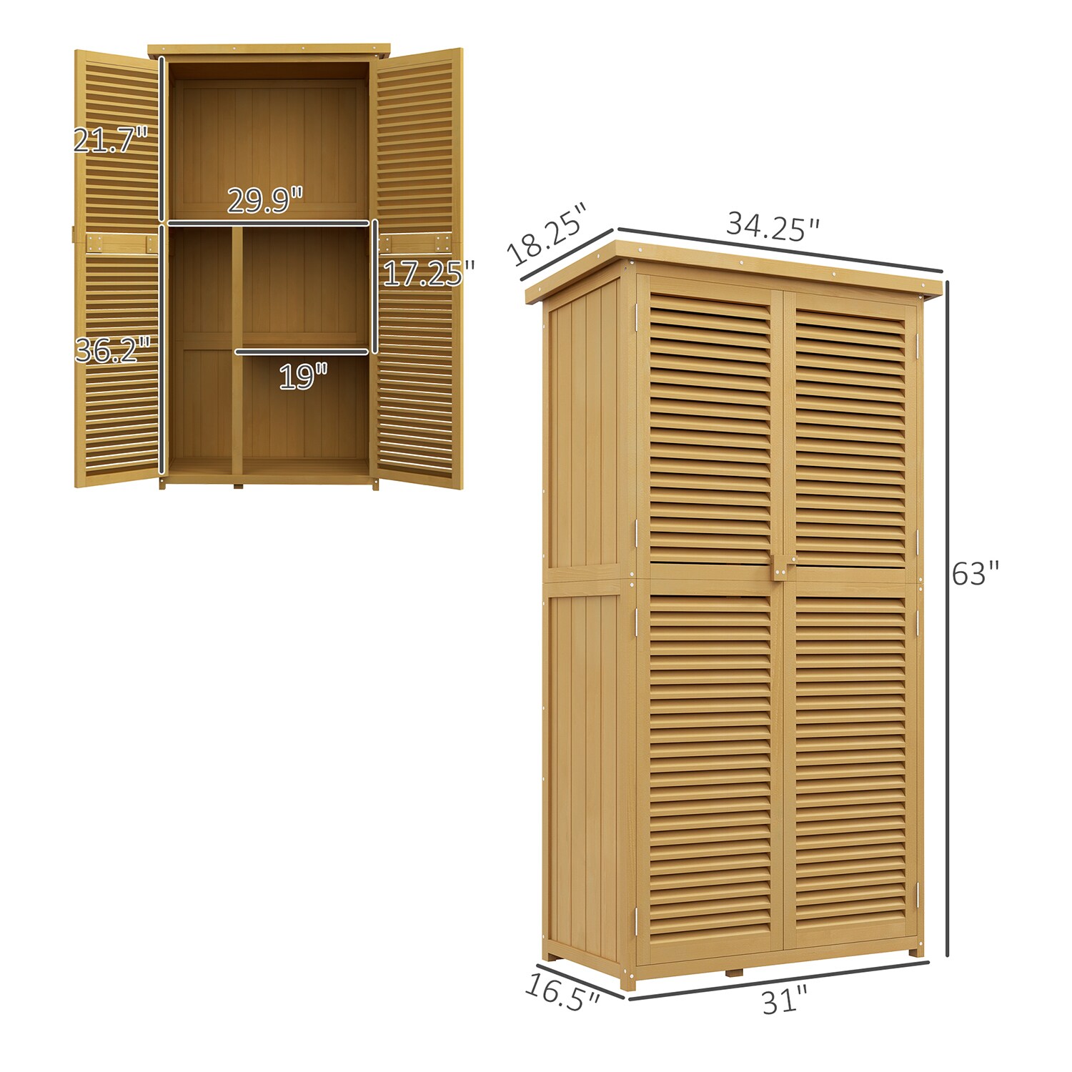 Maincraft D01-OSS37 Wood-Storage-Buildings - View #5