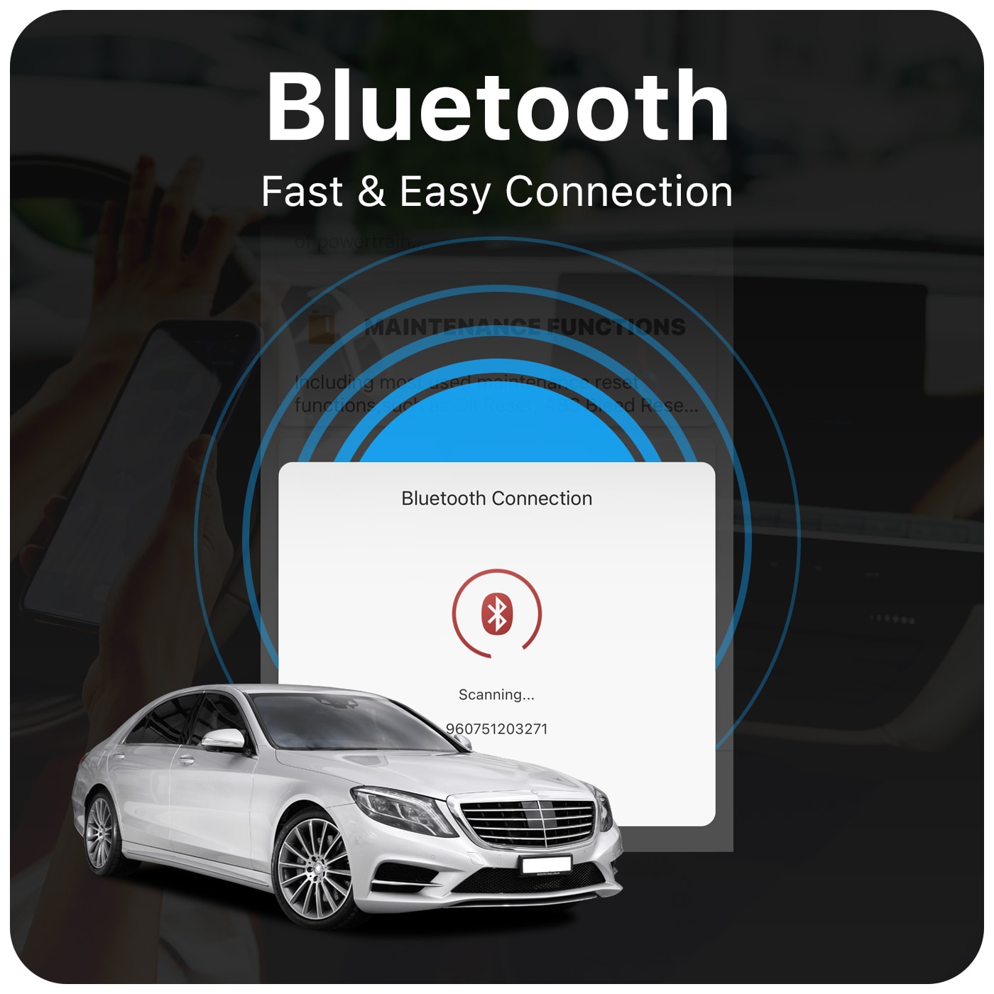 THINKCAR Bluetooth OBD2 Scanner Car Code Reader for iPhone & Android  THINKDIAG in the Auto Diagnostic & Testing Tools department at