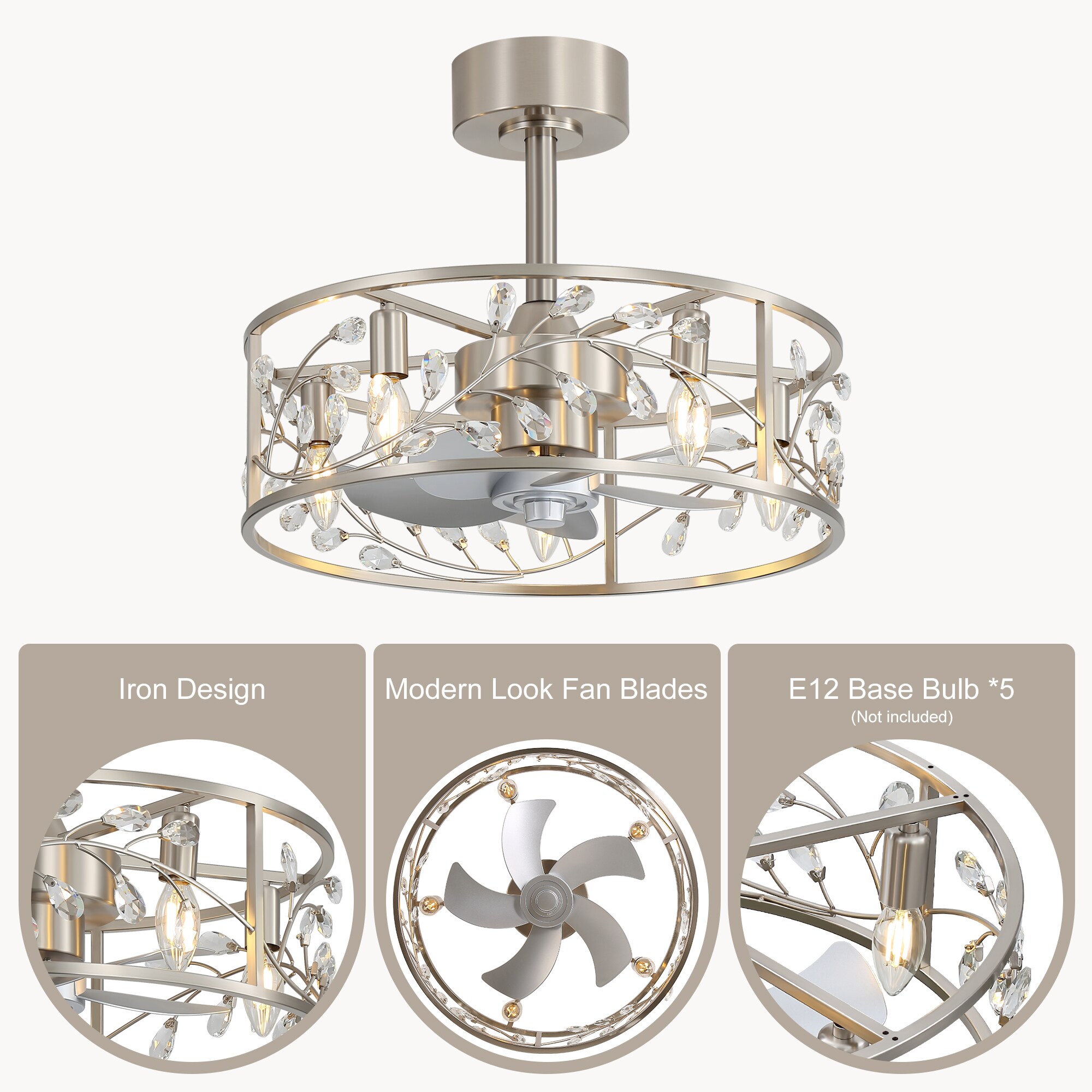 Airsurfer AS-23001-SN-Z Ceiling-Fans - View #6