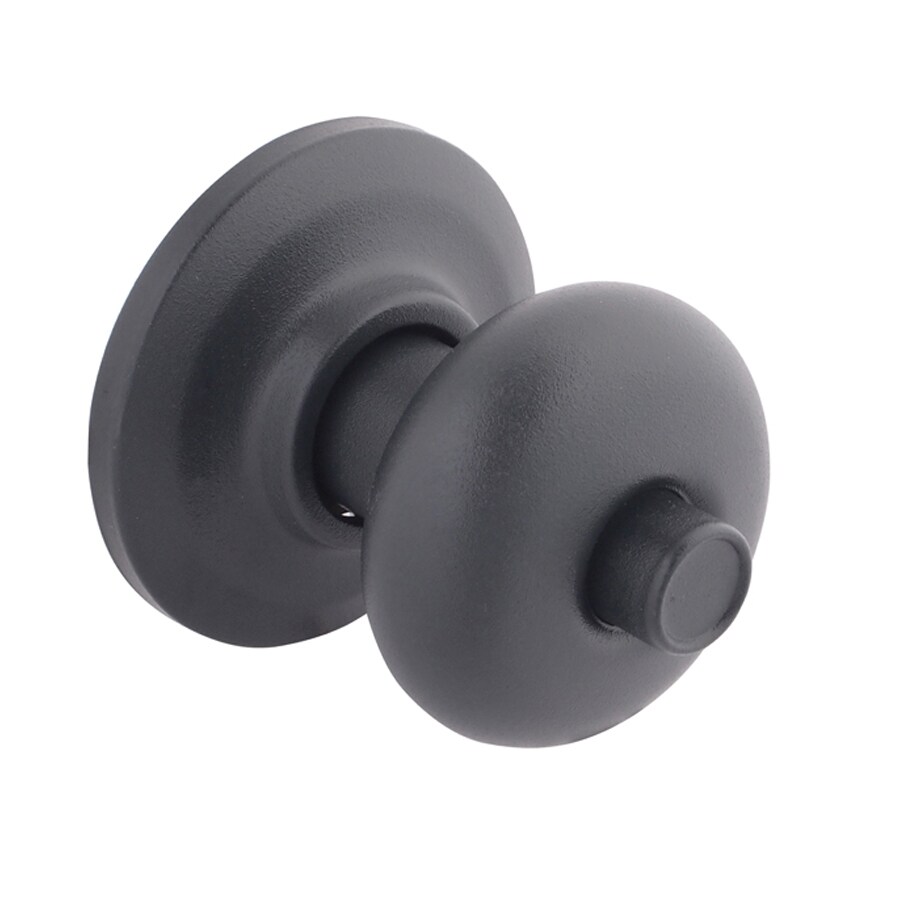 Yale Security 20CBTB YH Cambridge Textured Black Bed/Bath No Deadbolt Privacy Door Knob