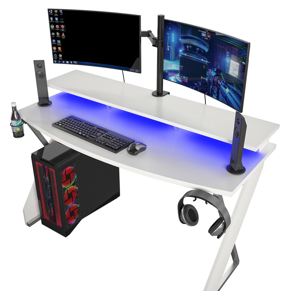The Perfect White Gaming Setup – Progressive Desk
