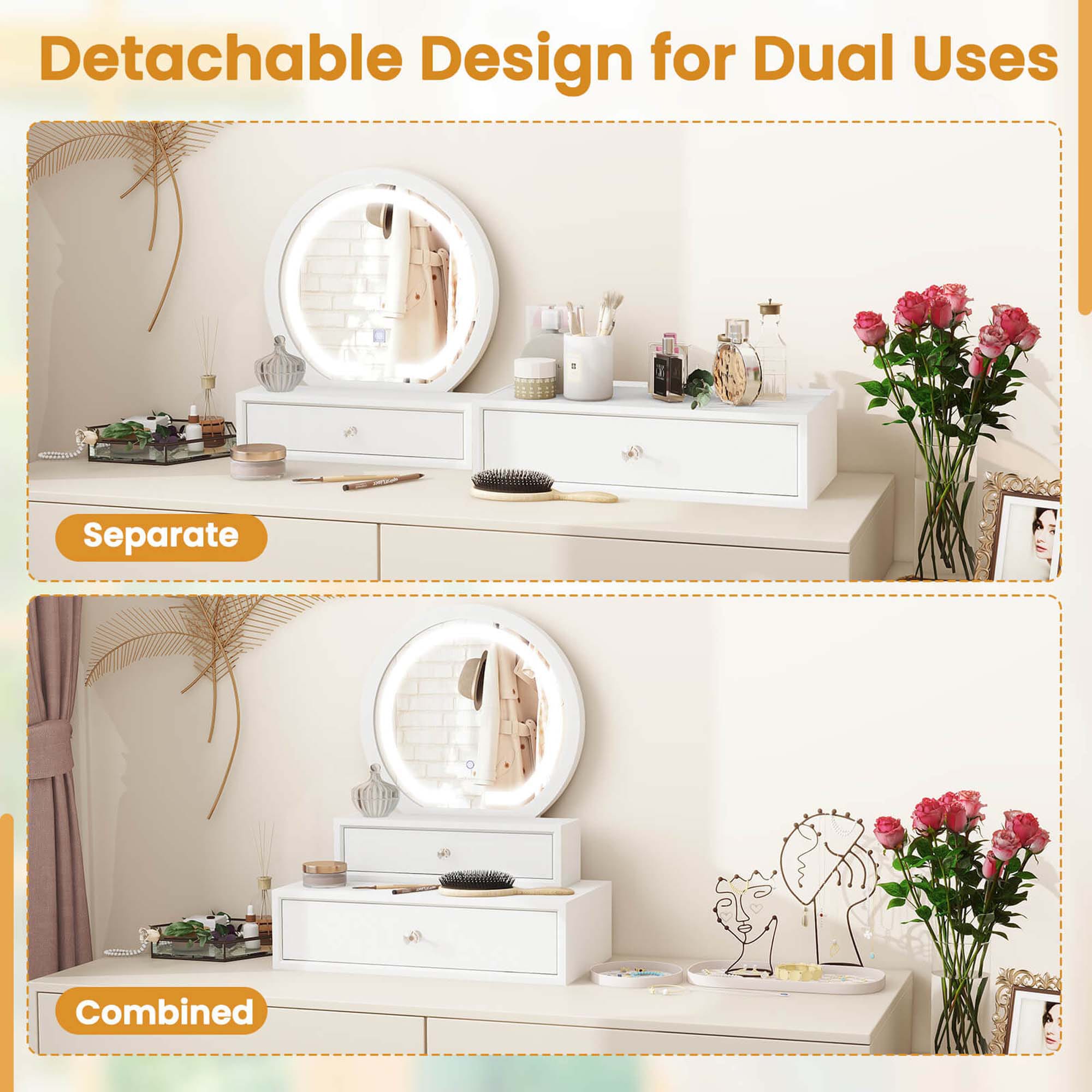 Costway HCST04823 Bedroom-Vanities - View #6