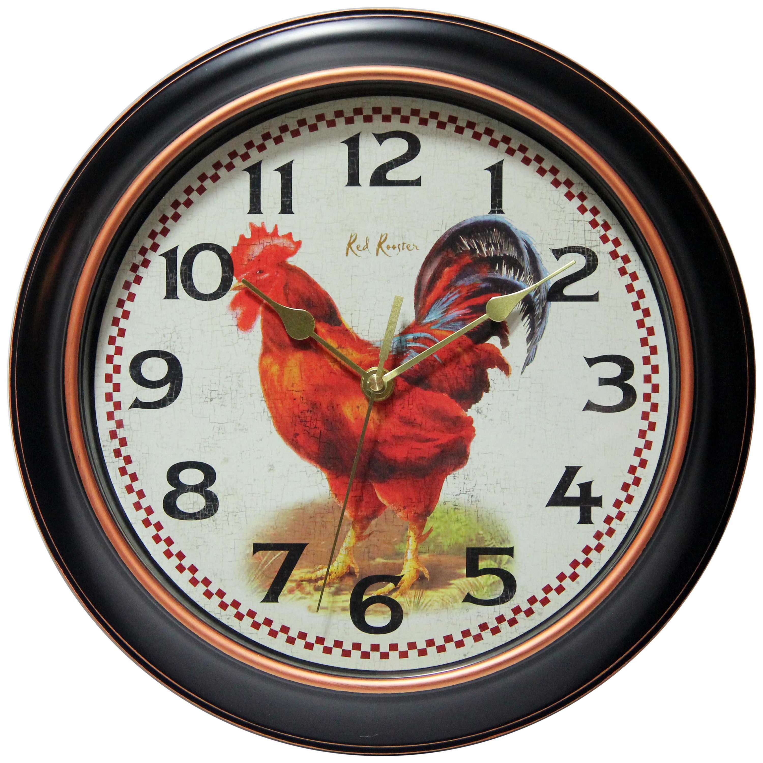 Infinity Instruments 14877BG-3521 Analog Round Wall Farmhouse