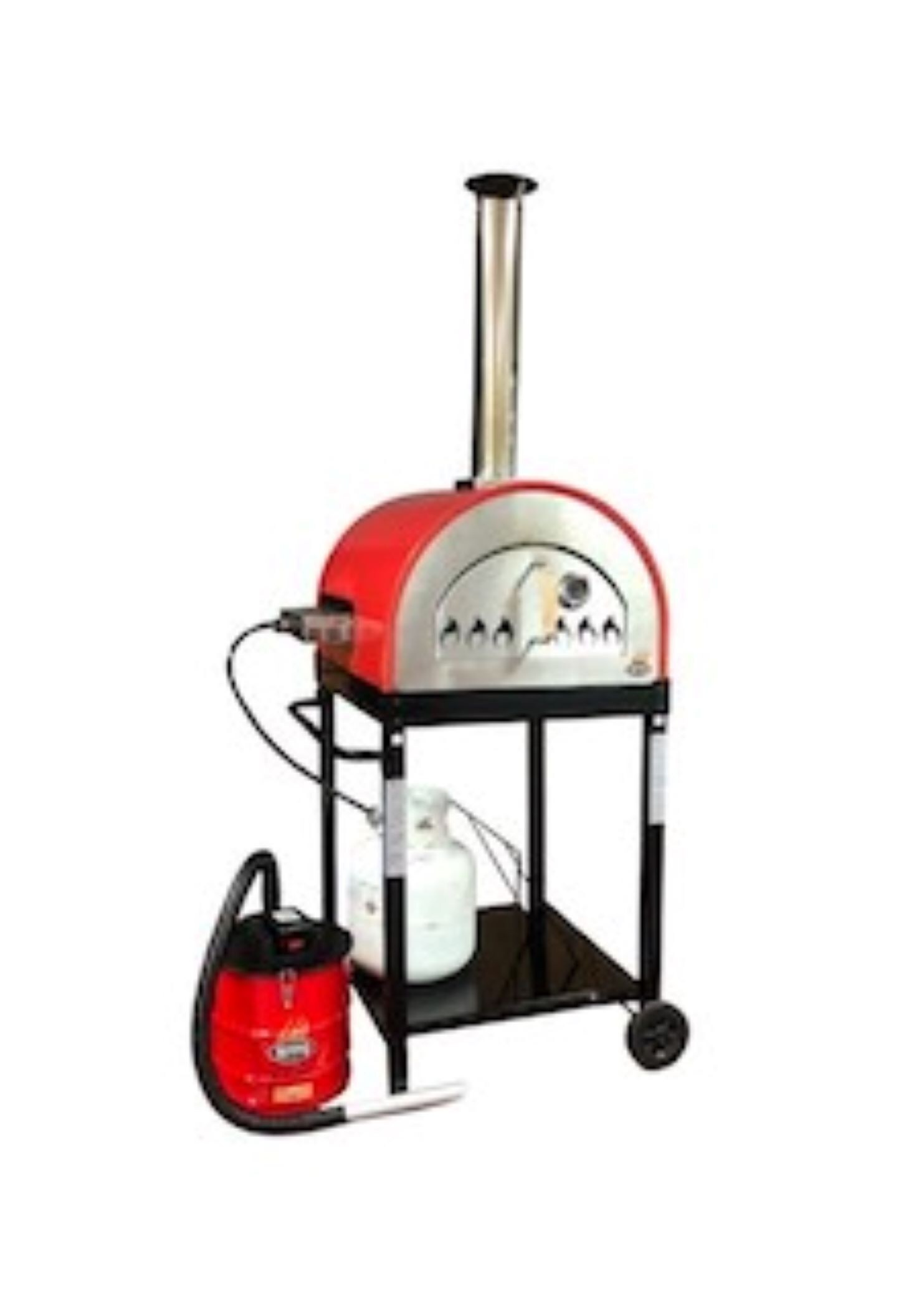 WPPO WKE-04WG-RED Traditional Series Brick Hearth Liquid propane