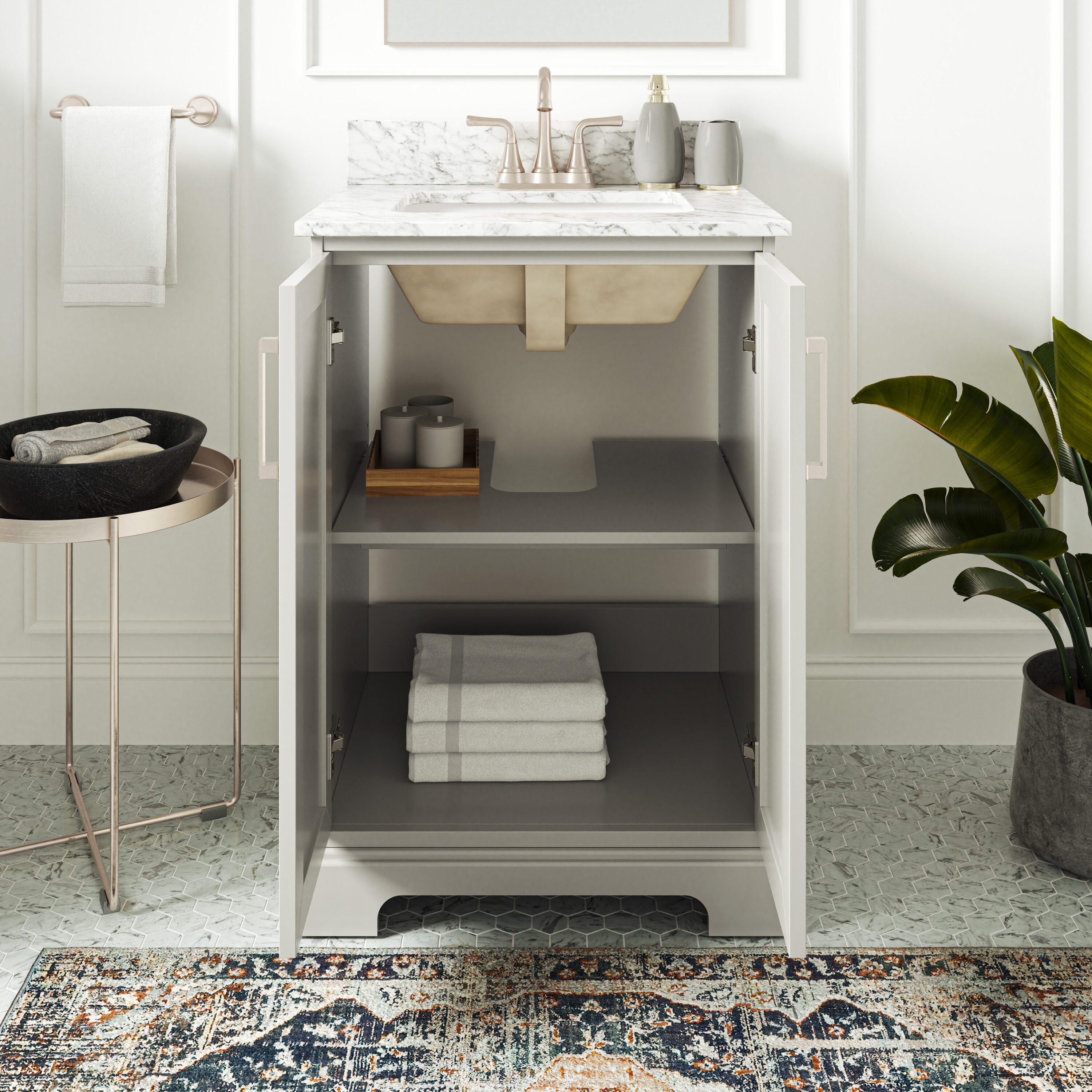 allen + roth LWS24TSVG Bath-Vanity-Combo - View #4