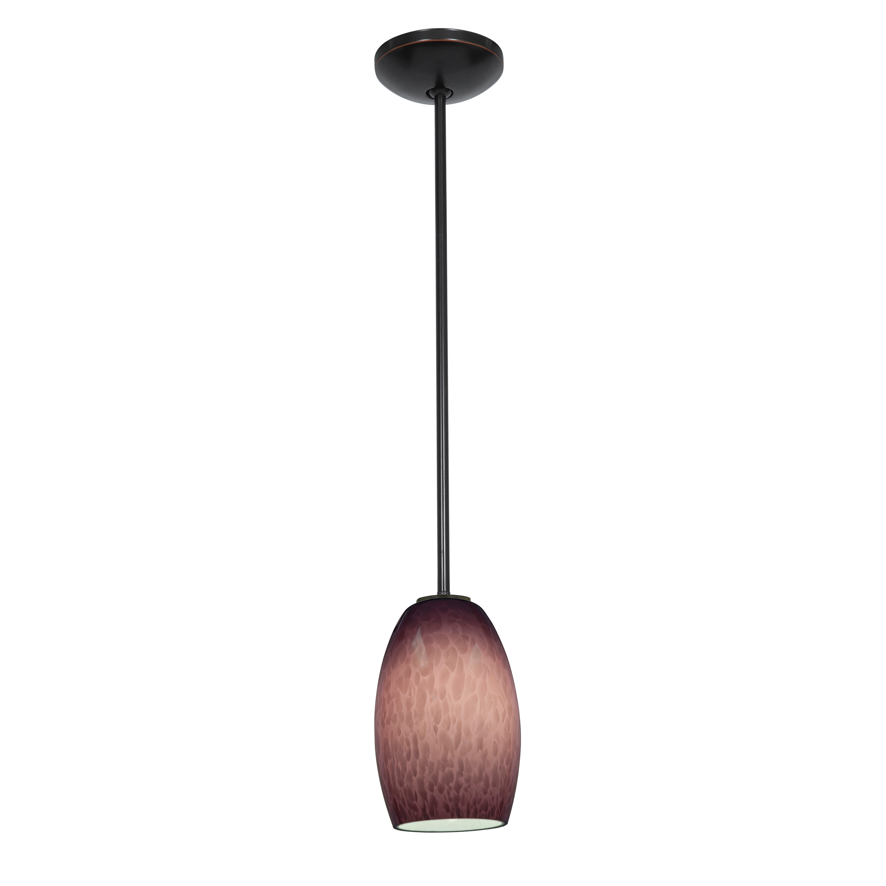 Access Lighting 28078-1R-ORB/PLC Chianti Oil Rubbed Bronze Transitional Geometric Mini Hanging Pendant light