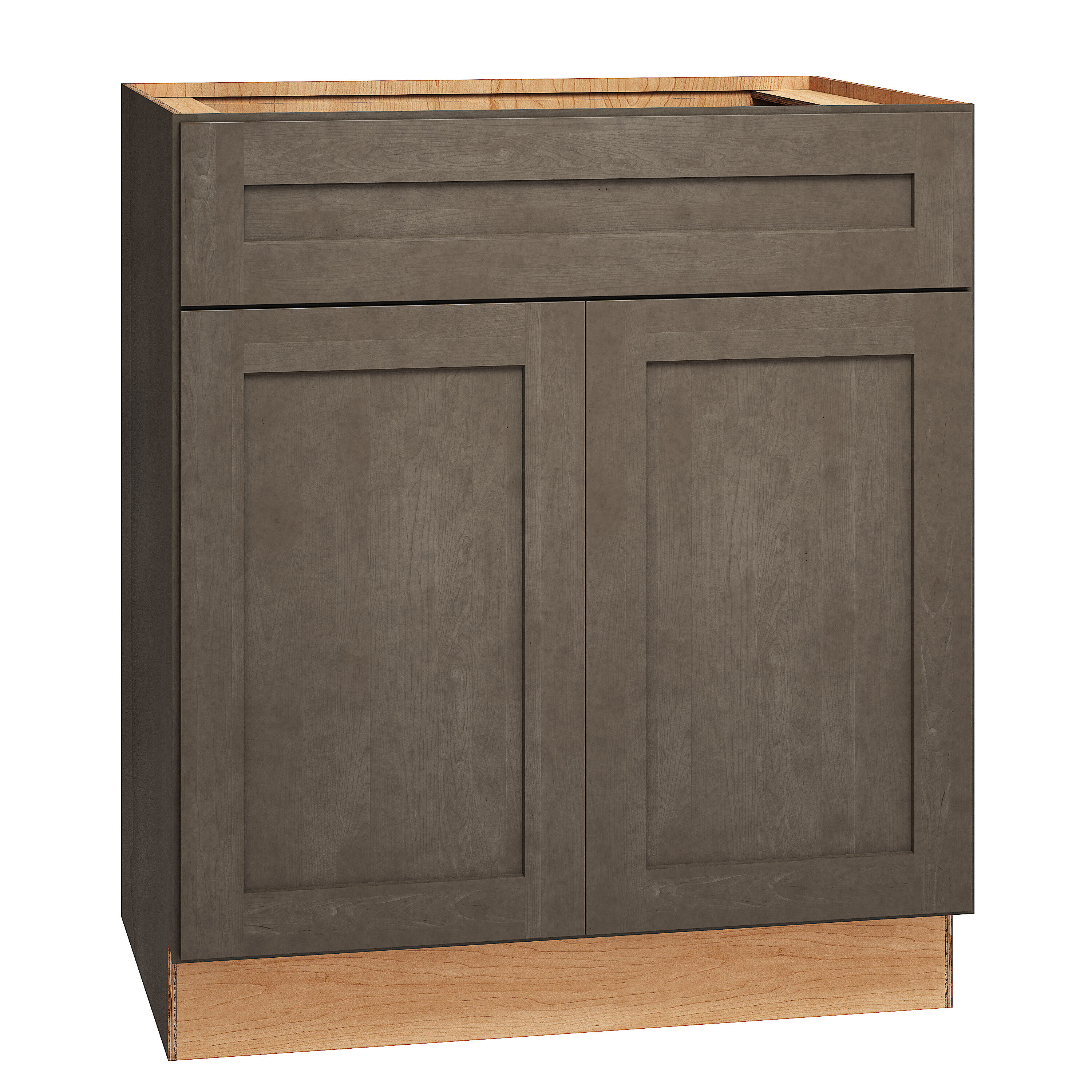Diamond Express 329 VSB303421 Jamestown 30-in Colt Brown Bathroom Vanity Base Cabinet without Top