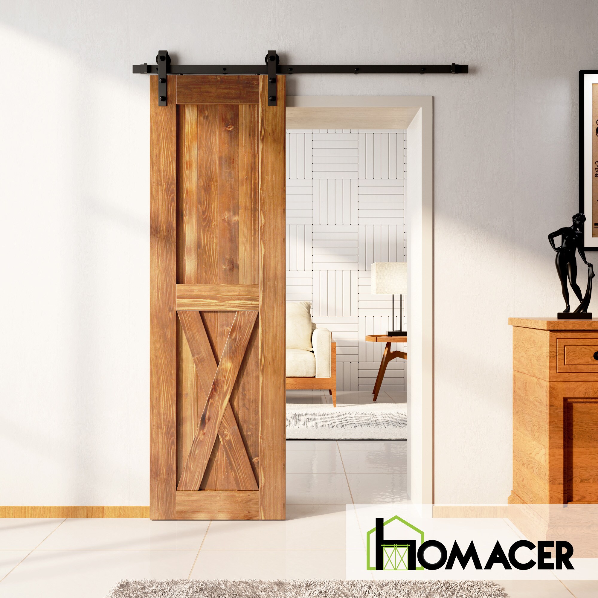 HOMACER 2084-X-EA Barn-Doors - View #2