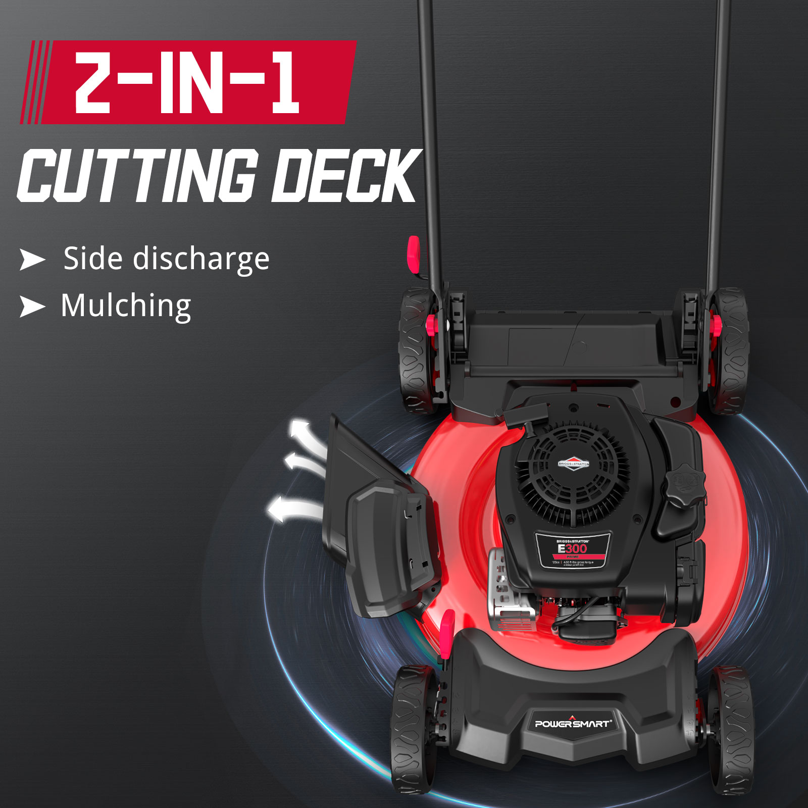 PowerSmart B8621C Gas-Walk-Behind-Mowers - View #3