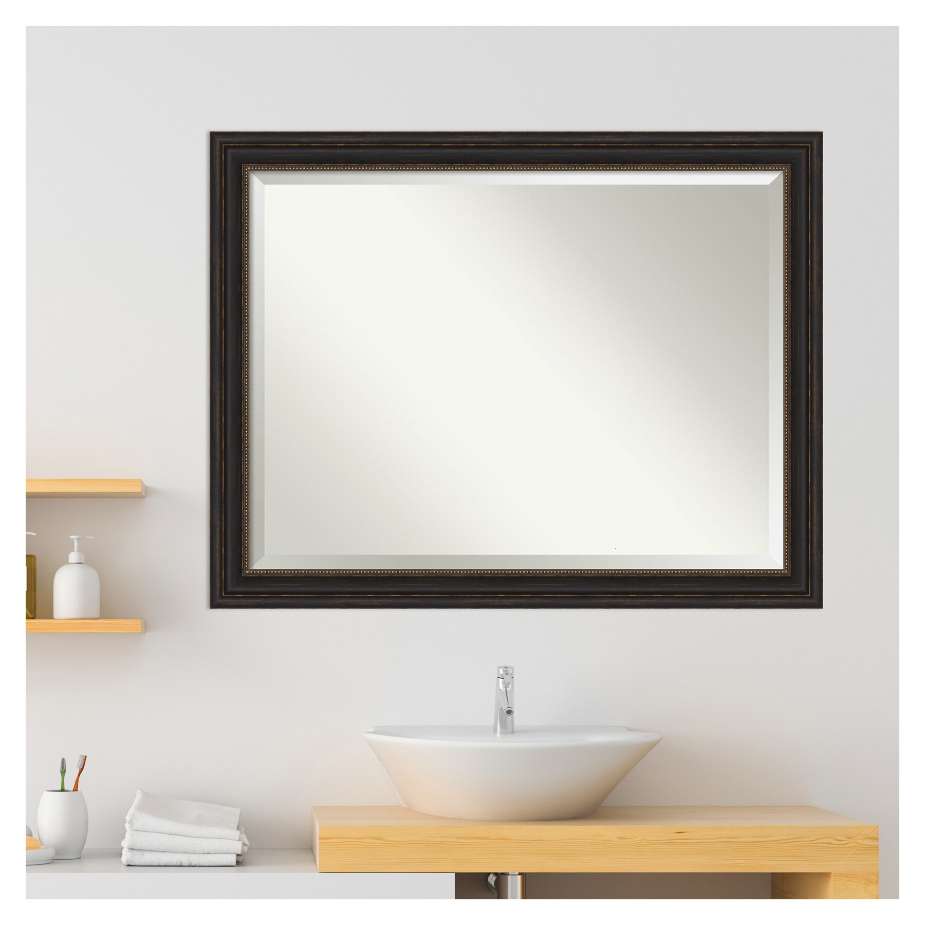 Amanti Art Accent Bronze Frame Collection 45-in x 35-in Burnished ...