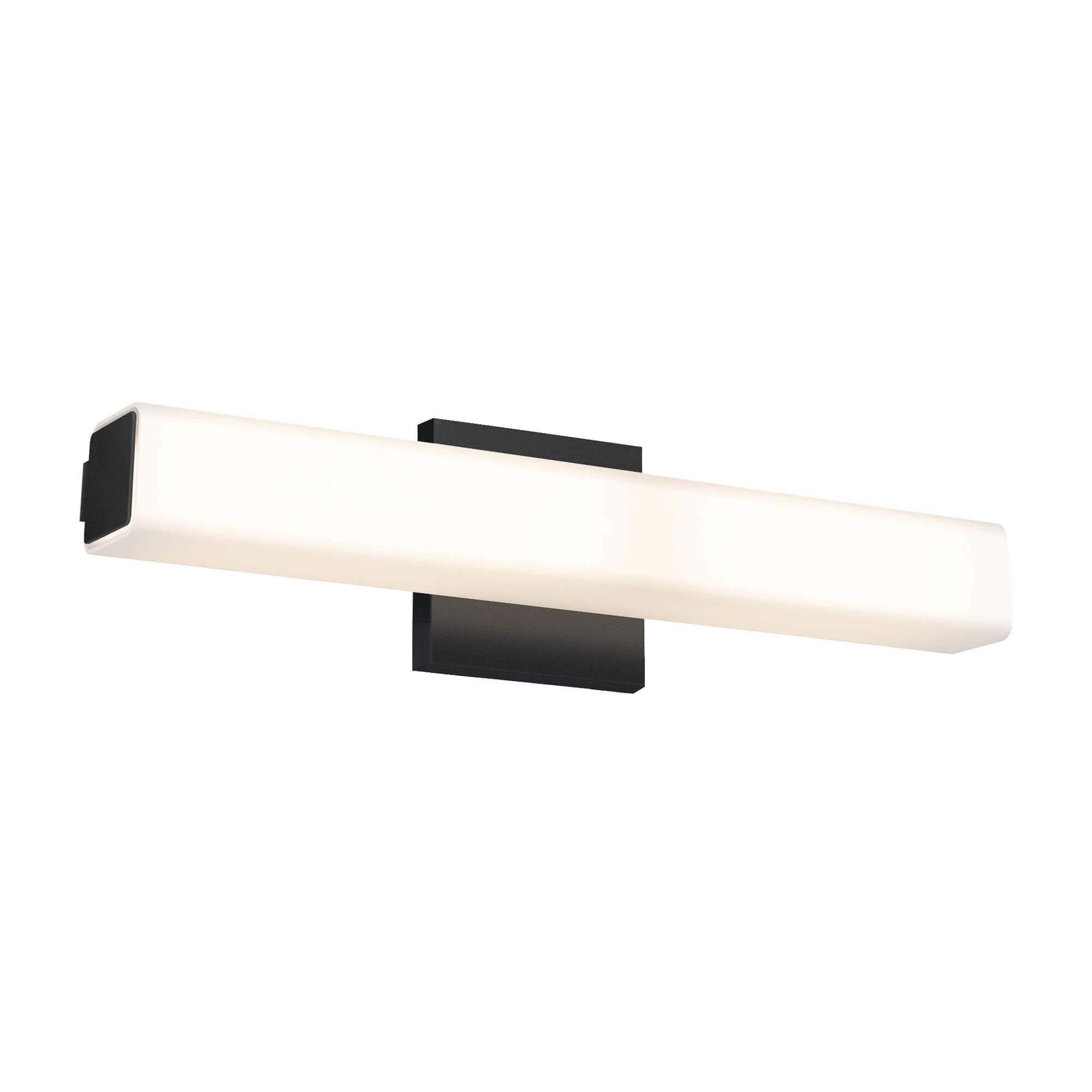 DALS Lighting LEDVAN001-CC-18BK Nobel 18-in 1 -Light Matte Black Integrated LED Modern/contemporary Vanity light