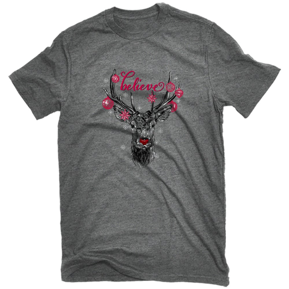 Holiday HLPL-10522 GHR 2X Women's Gray Short sleeve Graphic T-shirt ( 2XL )