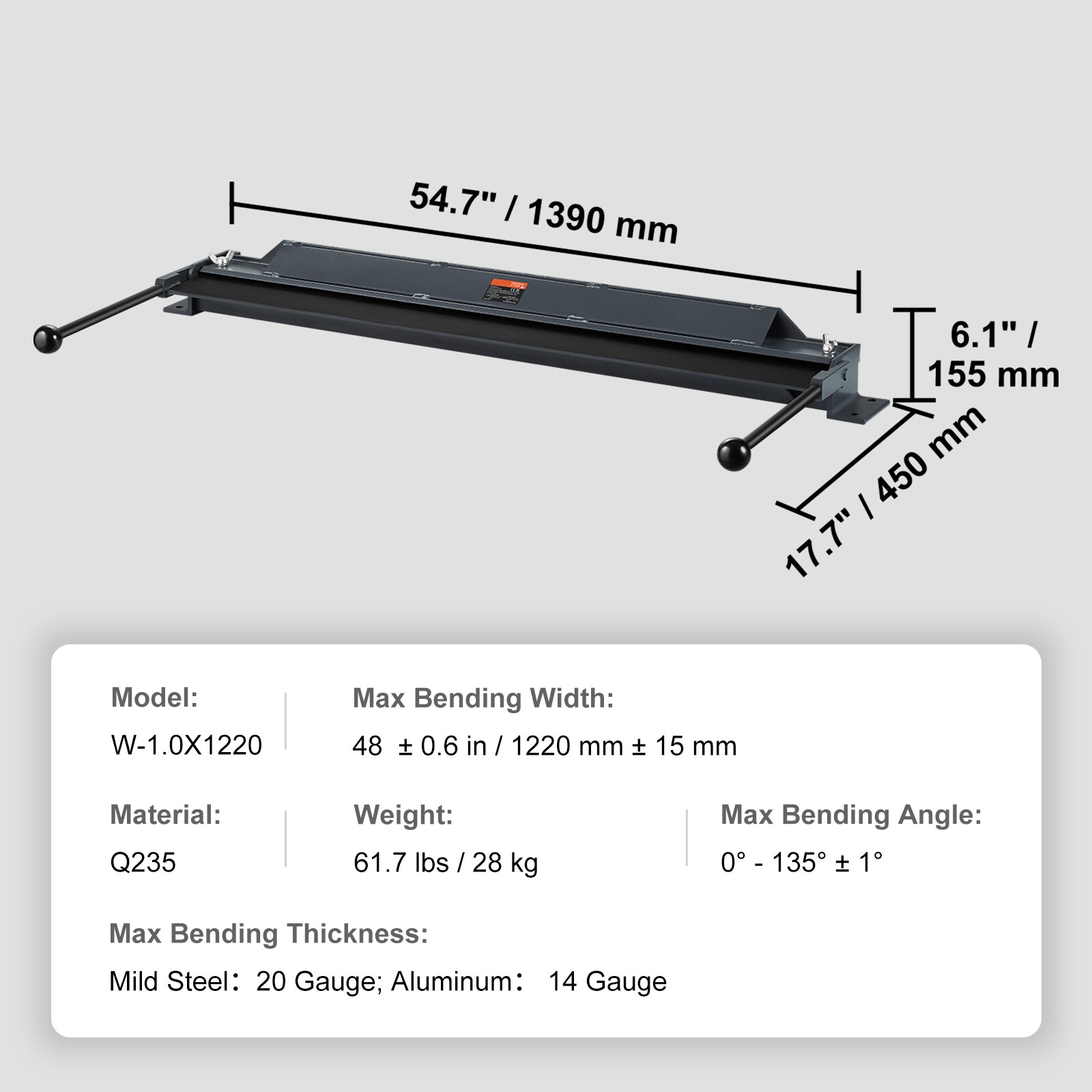 VEVOR SCWQZDQ48YC204419V0 Rebar-Cutters-Benders - View #7