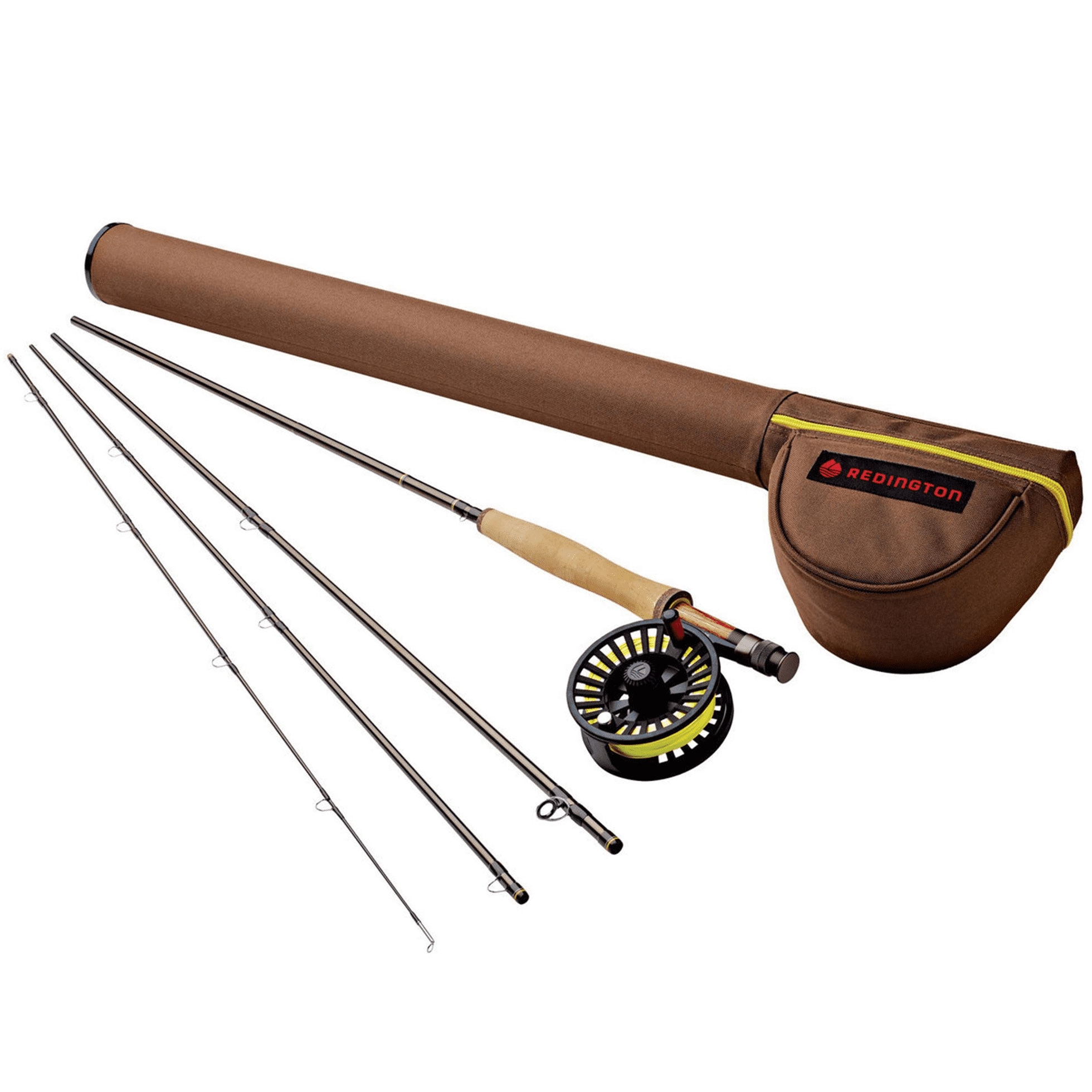 Redington All-Water Fly Fishing Rod and Reel Combo - 9ft, 9lb Line Weight -  Cordura Construction - Red Finish in the Fishing Equipment department at