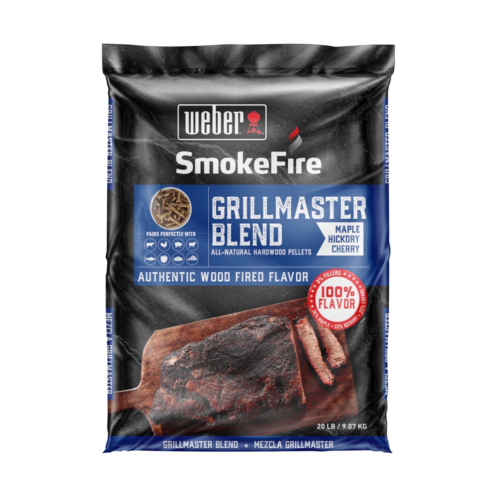voorzetsel Kwadrant gazon Weber Smokefire Grillmaster Blend 20-lb Grill Pellets in the Grill Pellets  department at Lowes.com