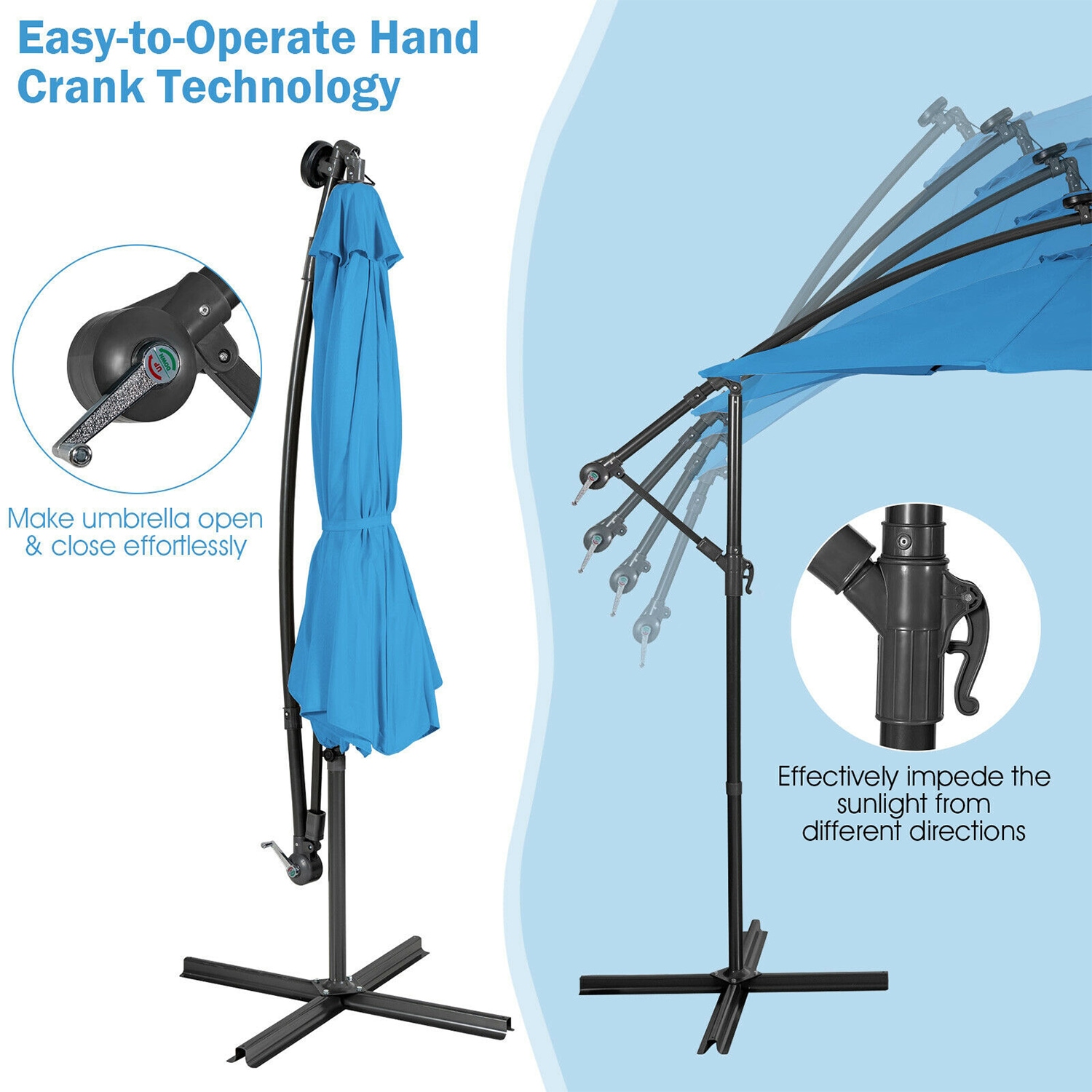 WELLFOR TDG10194LS Umbrellas-2 - View #3