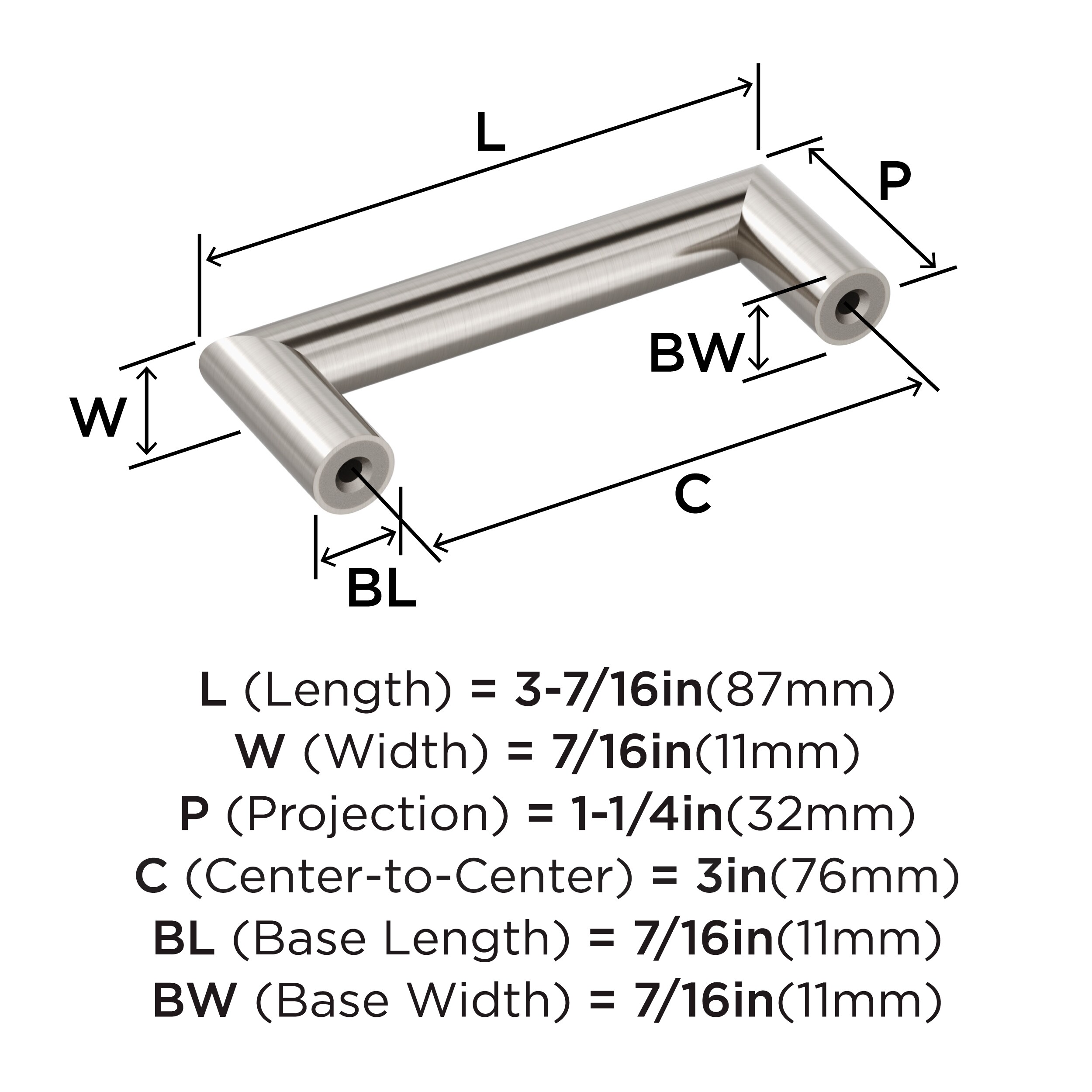 Amerock BP36851G10 Cabinet-Pulls - View #3