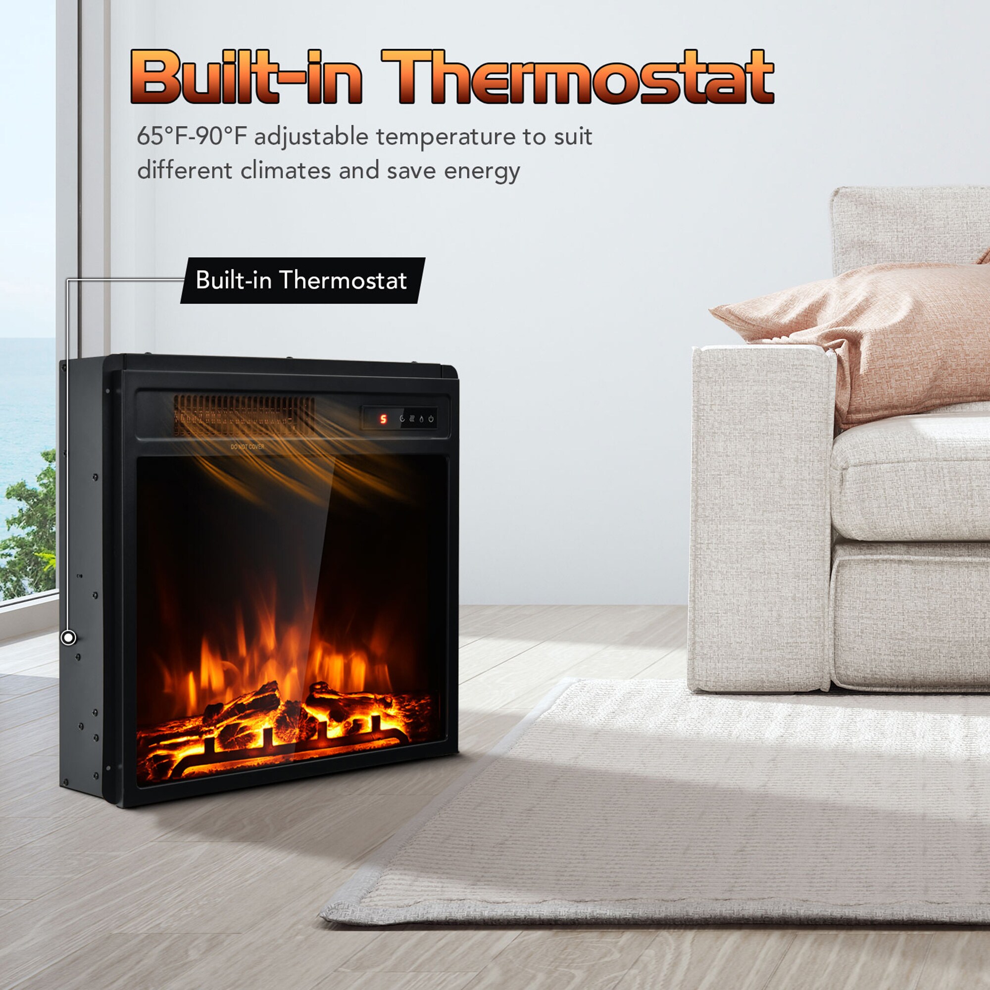 Goplus FP10046US Electric-Fireplaces - View #3