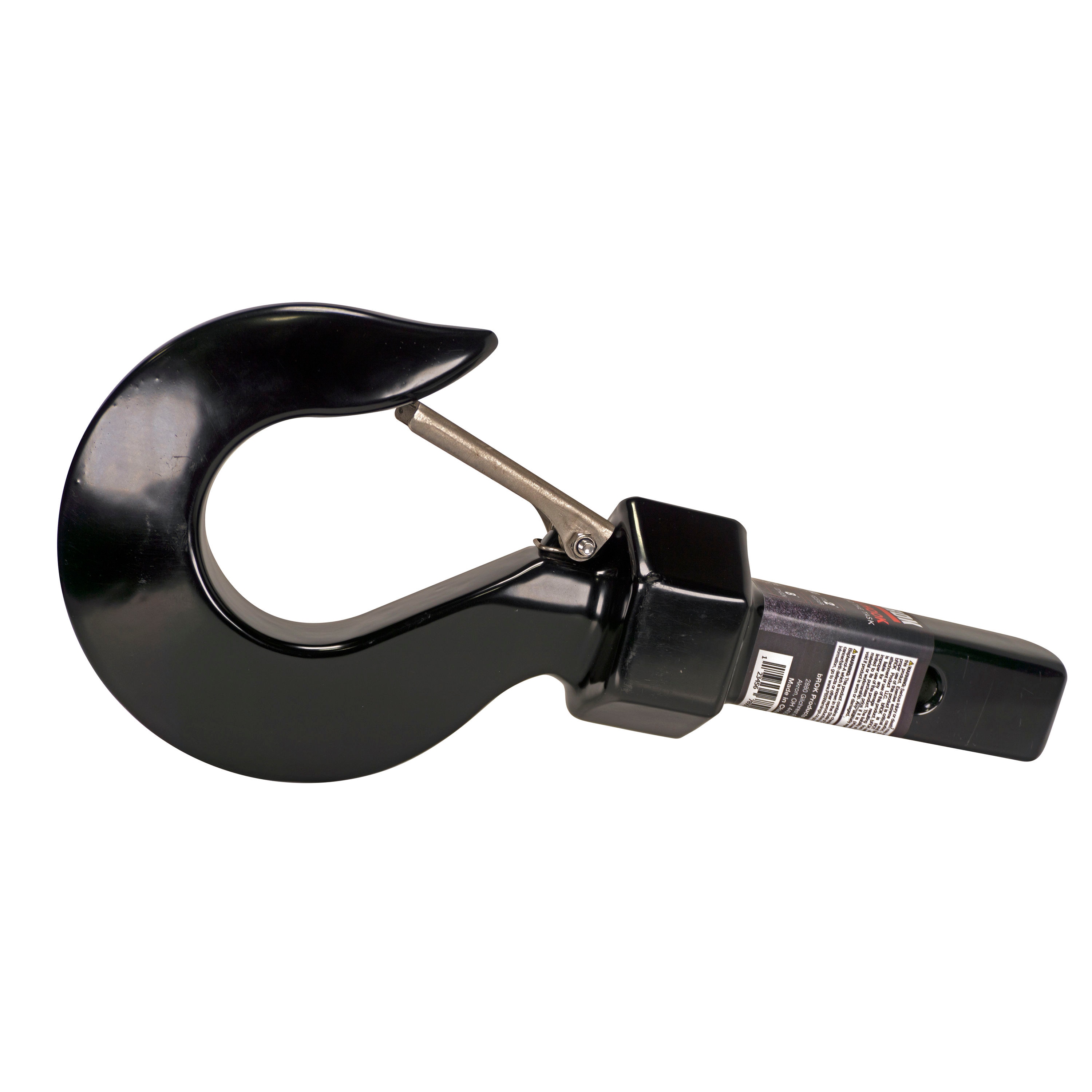 bROK Tow Hook Large with Clasp and 2-in Solid Shank 45K-lbs