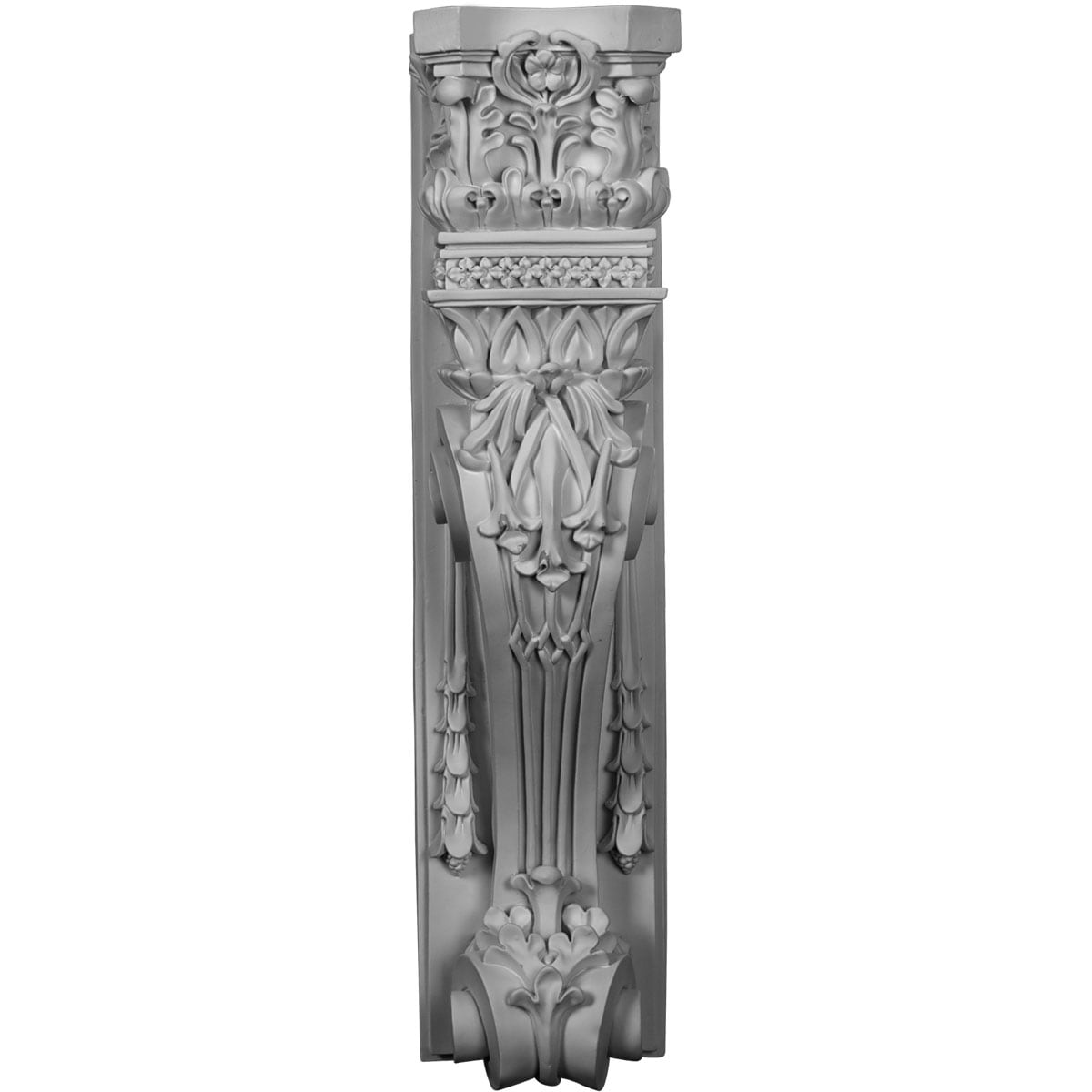 Ekena Millwork SUR27X06X08MA White Architectural Fireplace Pilaster