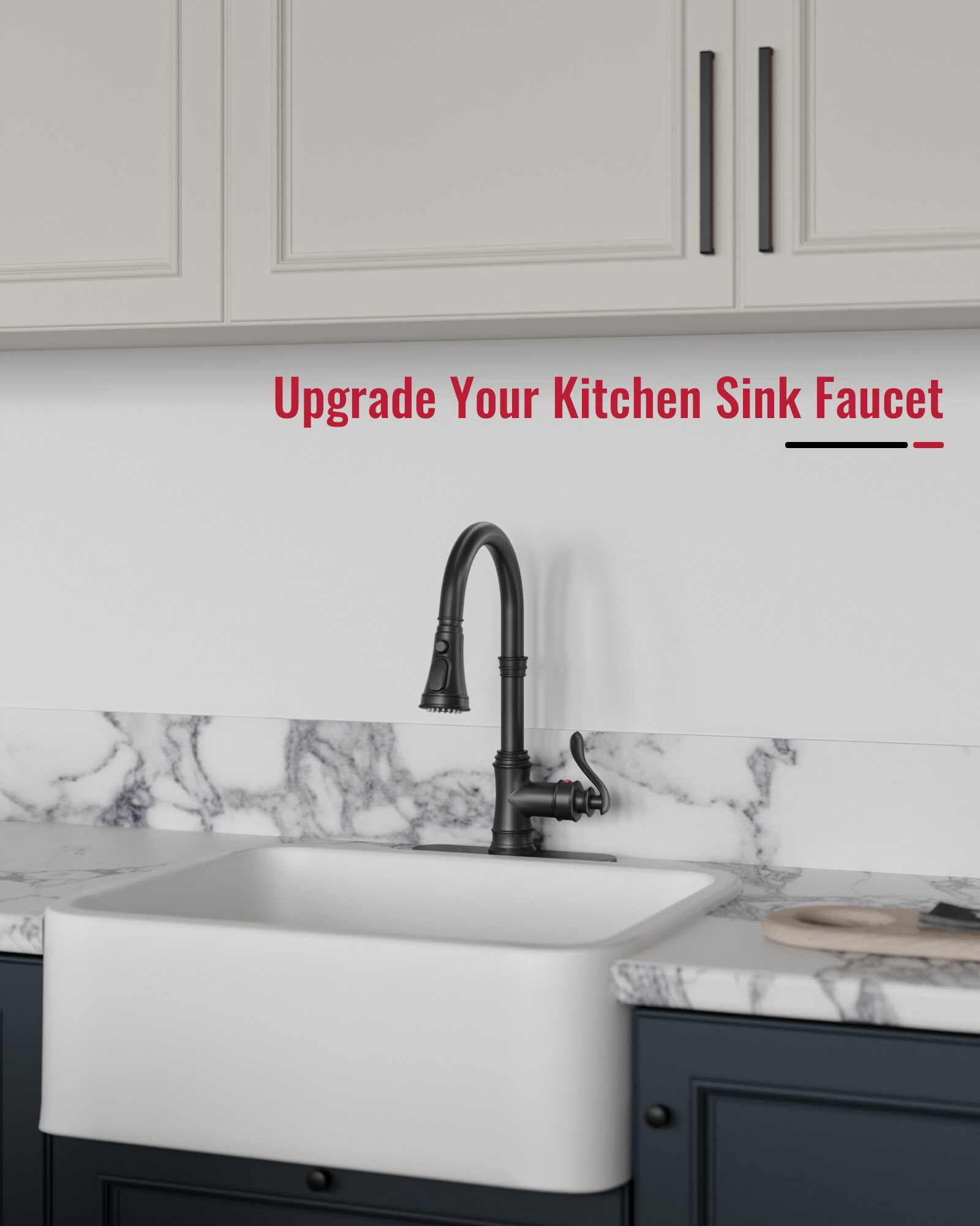 BWE A-94551-BLACK Kitchen-Faucets - View #2