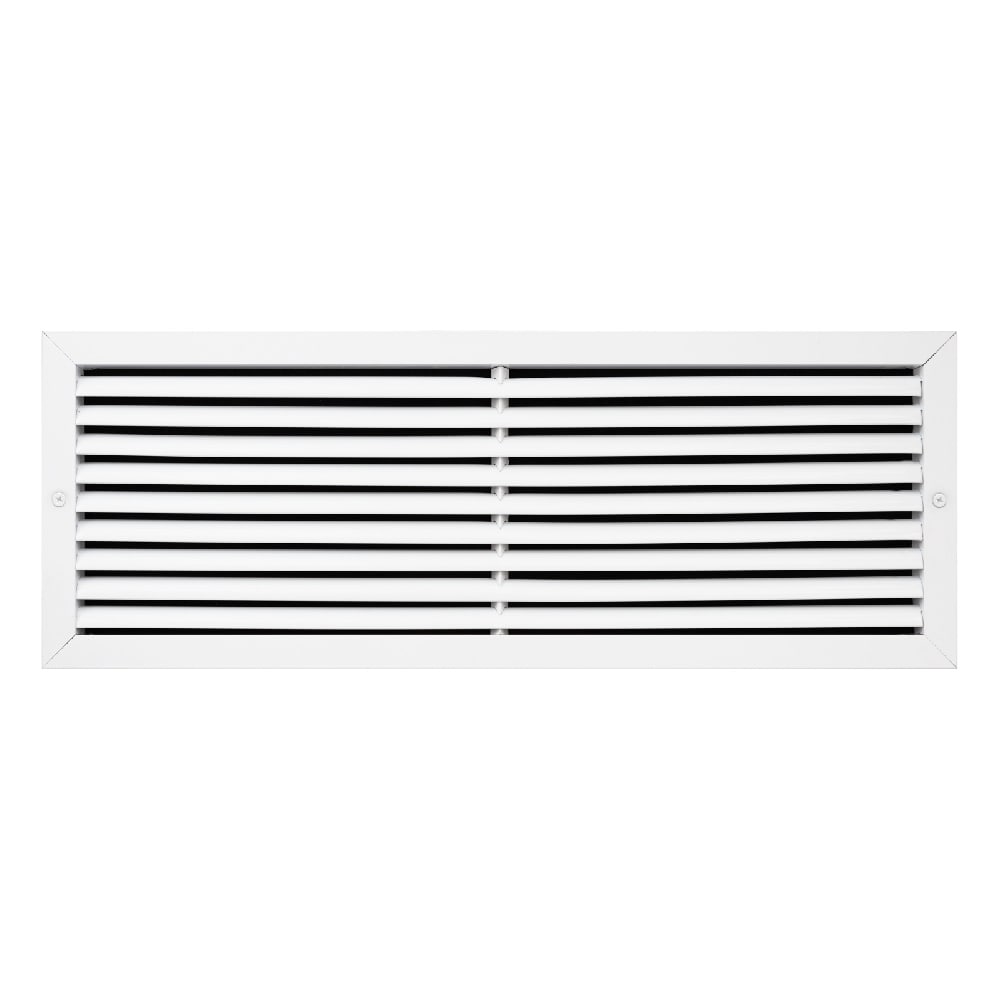 ACLaminaire L-RA 30X10 10-in x 30-in Aluminum White Sidewall/Ceiling Grille