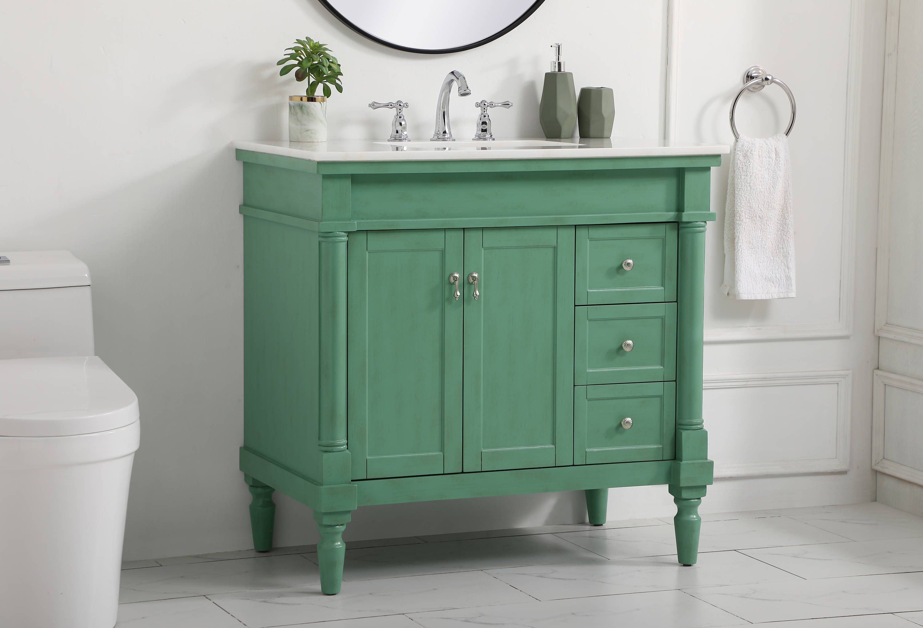 Elegant Decor HF39108VM Bath-Vanity-Combo - View #3