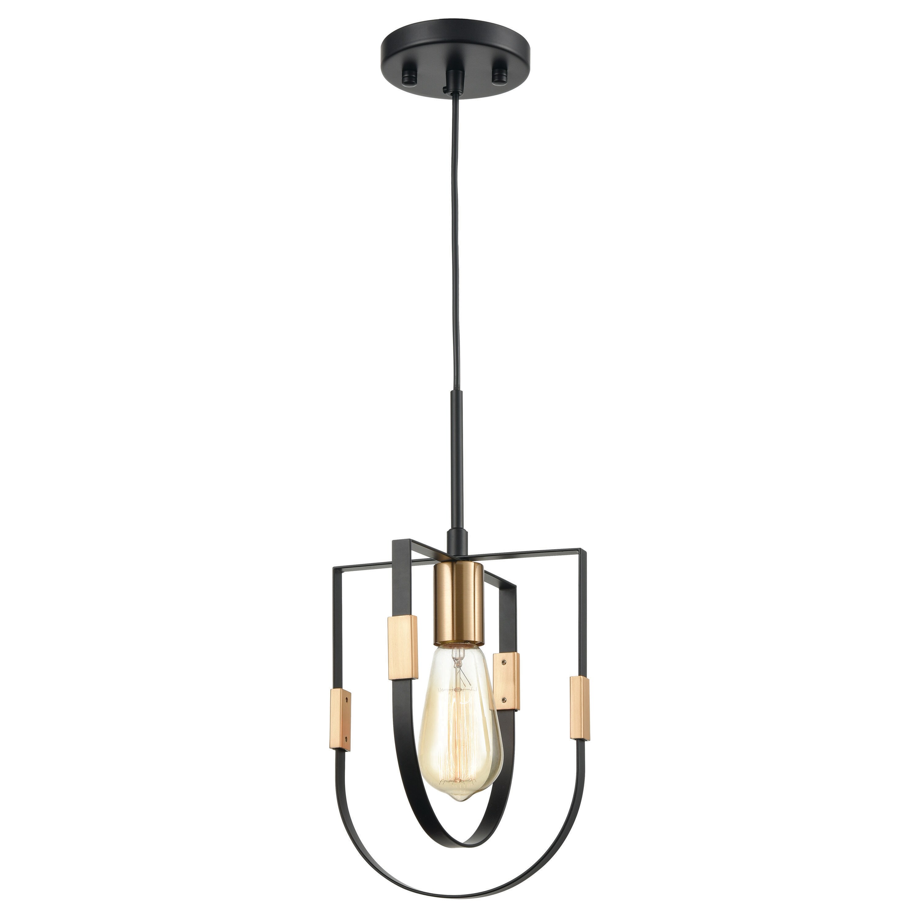 Westmore by ELK Lighting LWPN-210920016 Talia Matte Black Transitional LED Mini Hanging Pendant Light