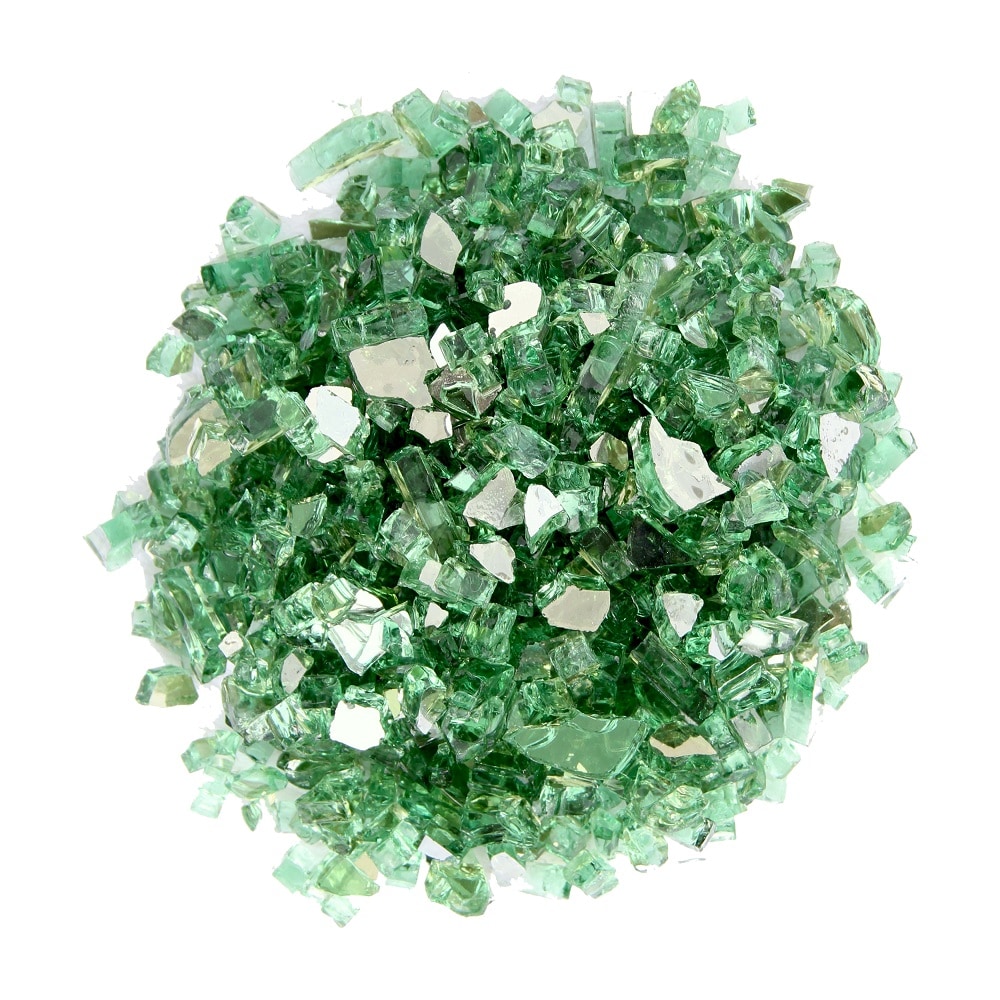 Hiland RFGLASS-2-RGRN Az Patio Heaters 20lbs Reflective Fire Glass- Green