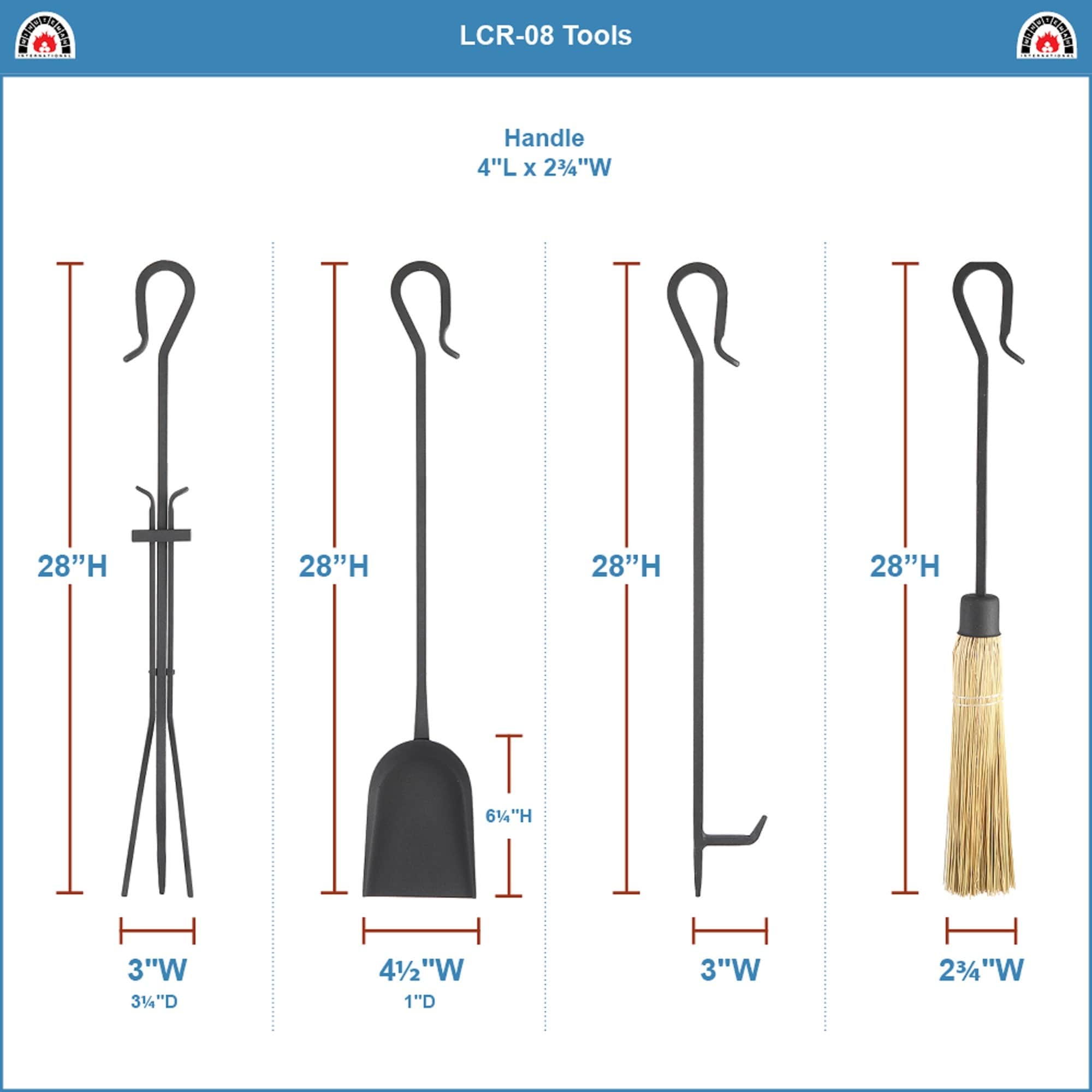 Minuteman International LCR-08 Fireplace-Tools - View #9
