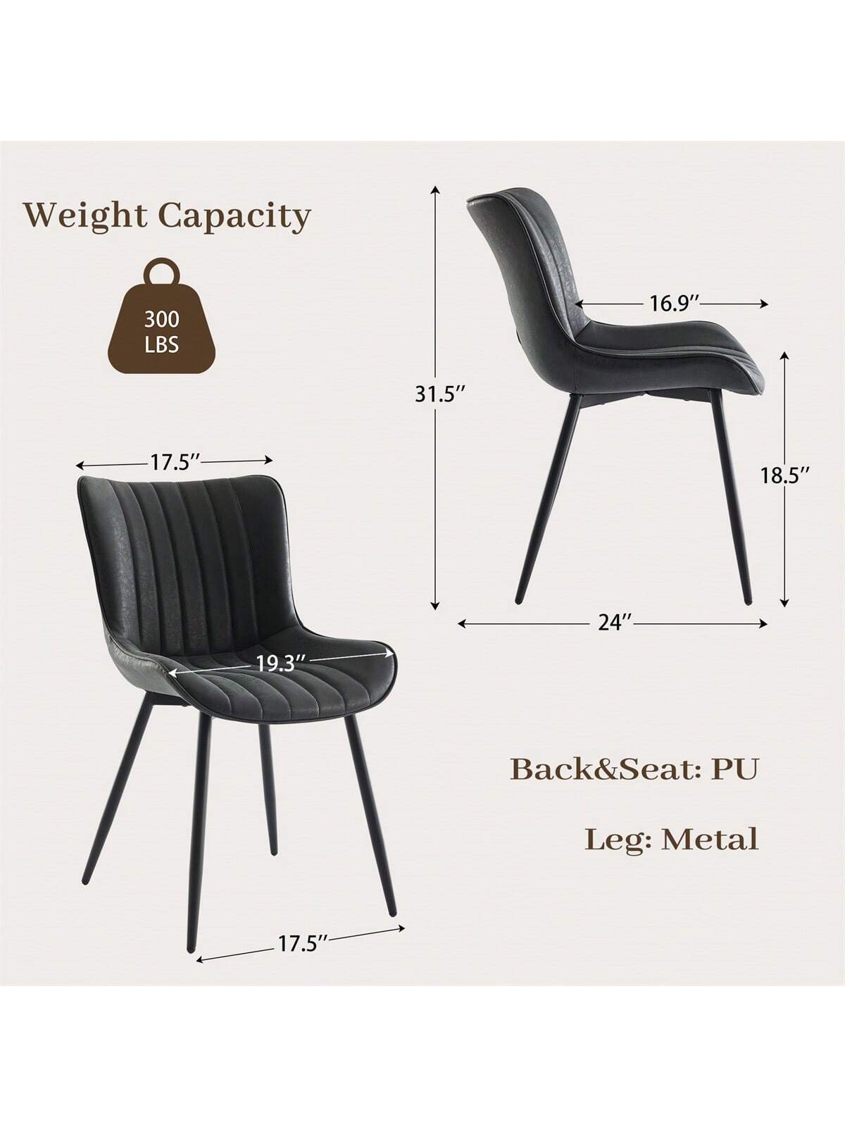 Qeetex PHO-13VIC33S-HF4 Dining-Chairs - View #7