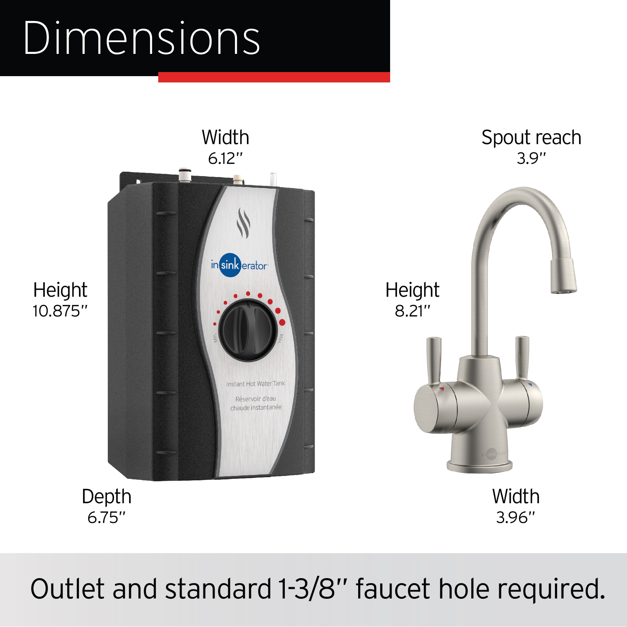 Instant Hot Water Dispenser - Hot Water Dispenser for Faucets & Sinks