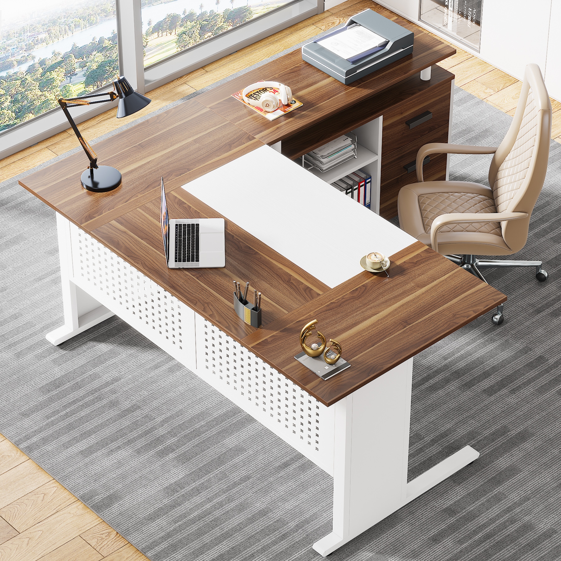 Tribesigns LWFD-F1981 Office-Tables - View #3